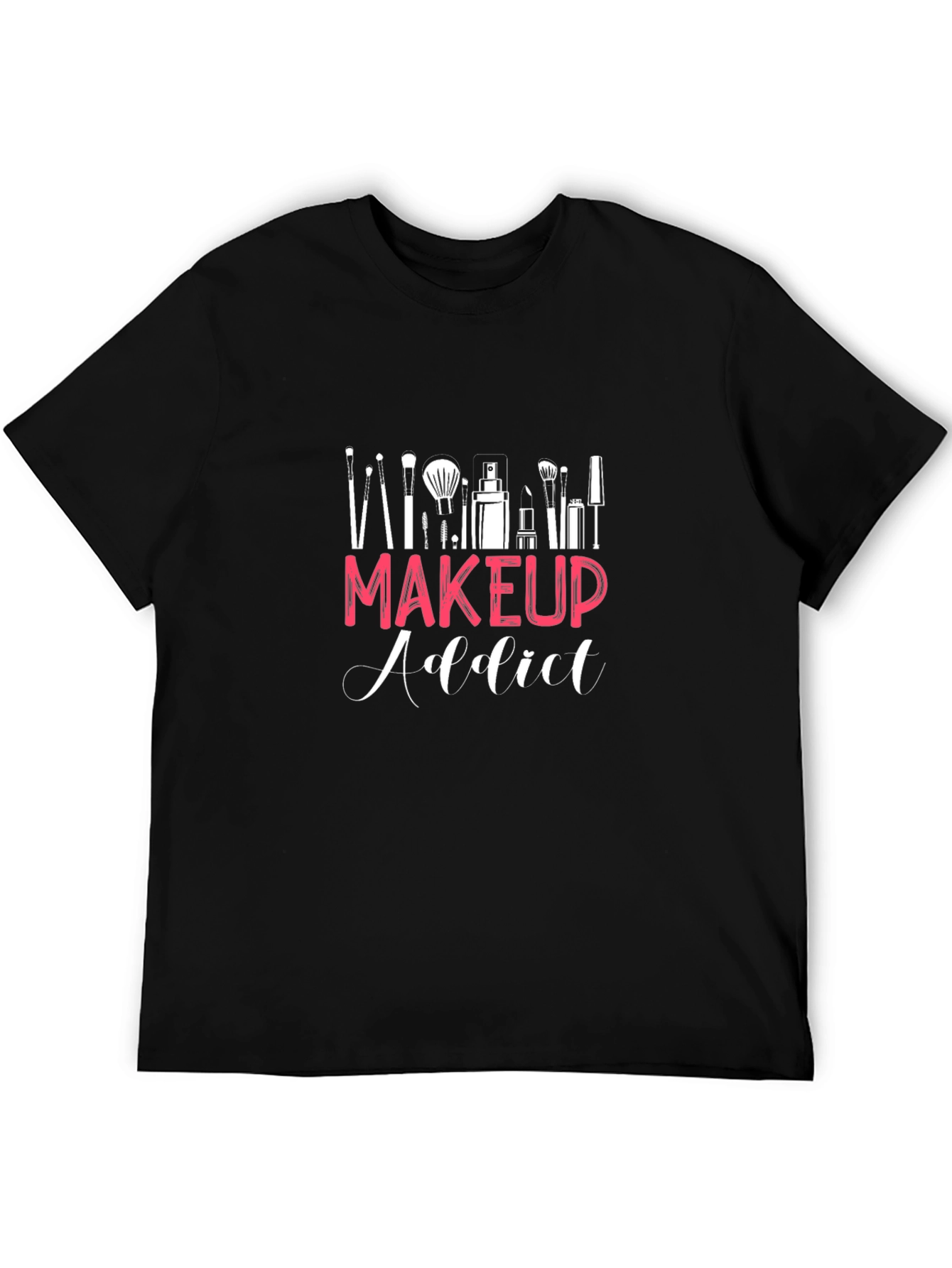 Makeup Addict Graphic T-Shirt - Unisex Black Tee
