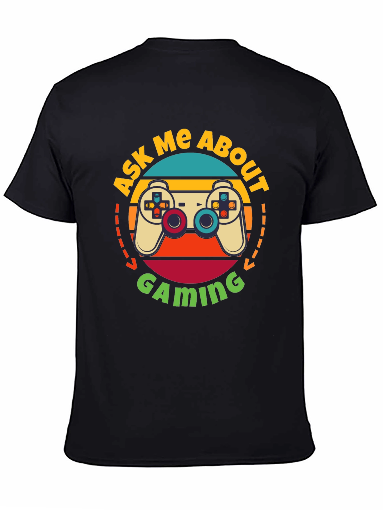Ask Me About Gaming T-Shirt - Retro Gamer Tee