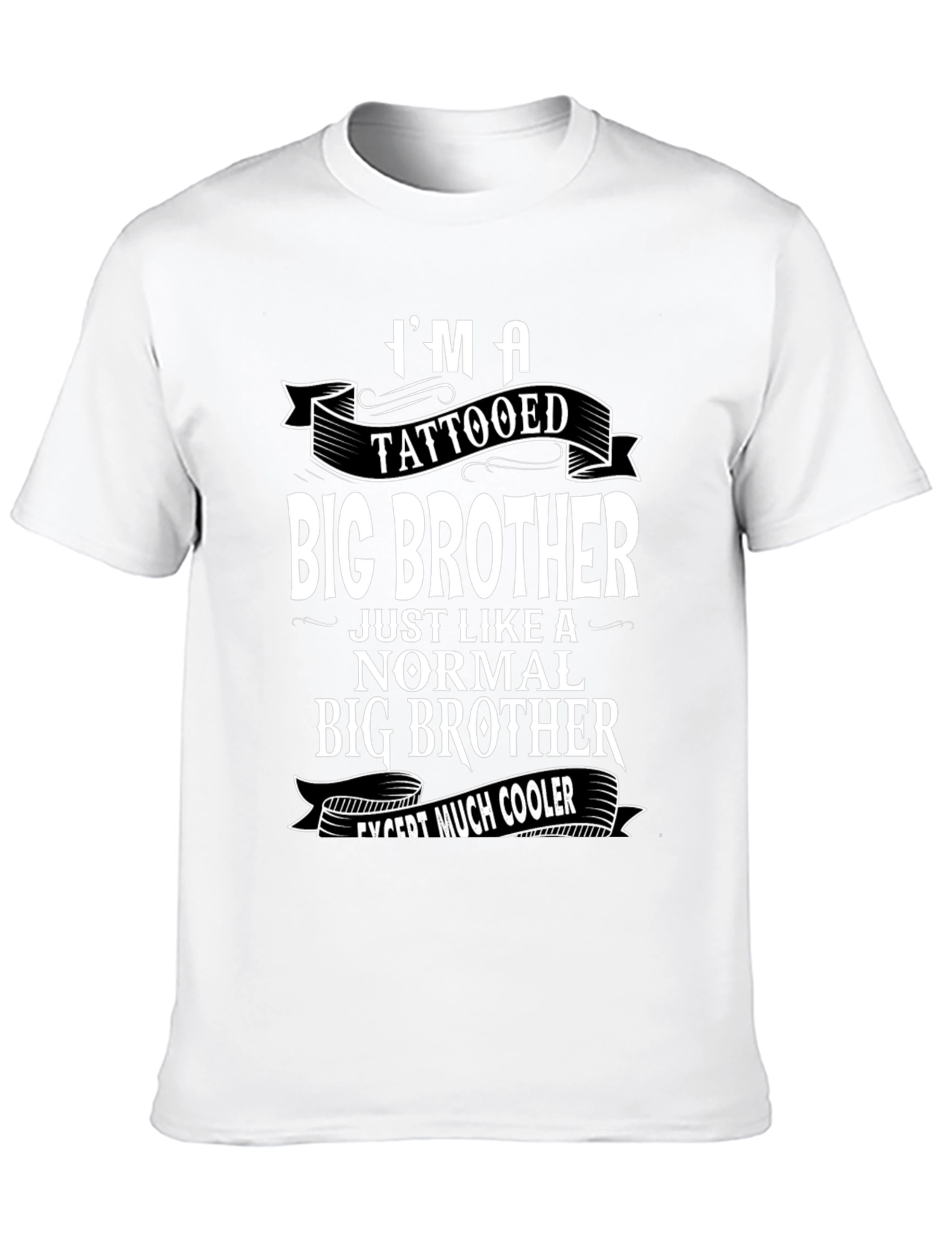 Tattooed Big Brother T-Shirt - Cool Sibling Tee