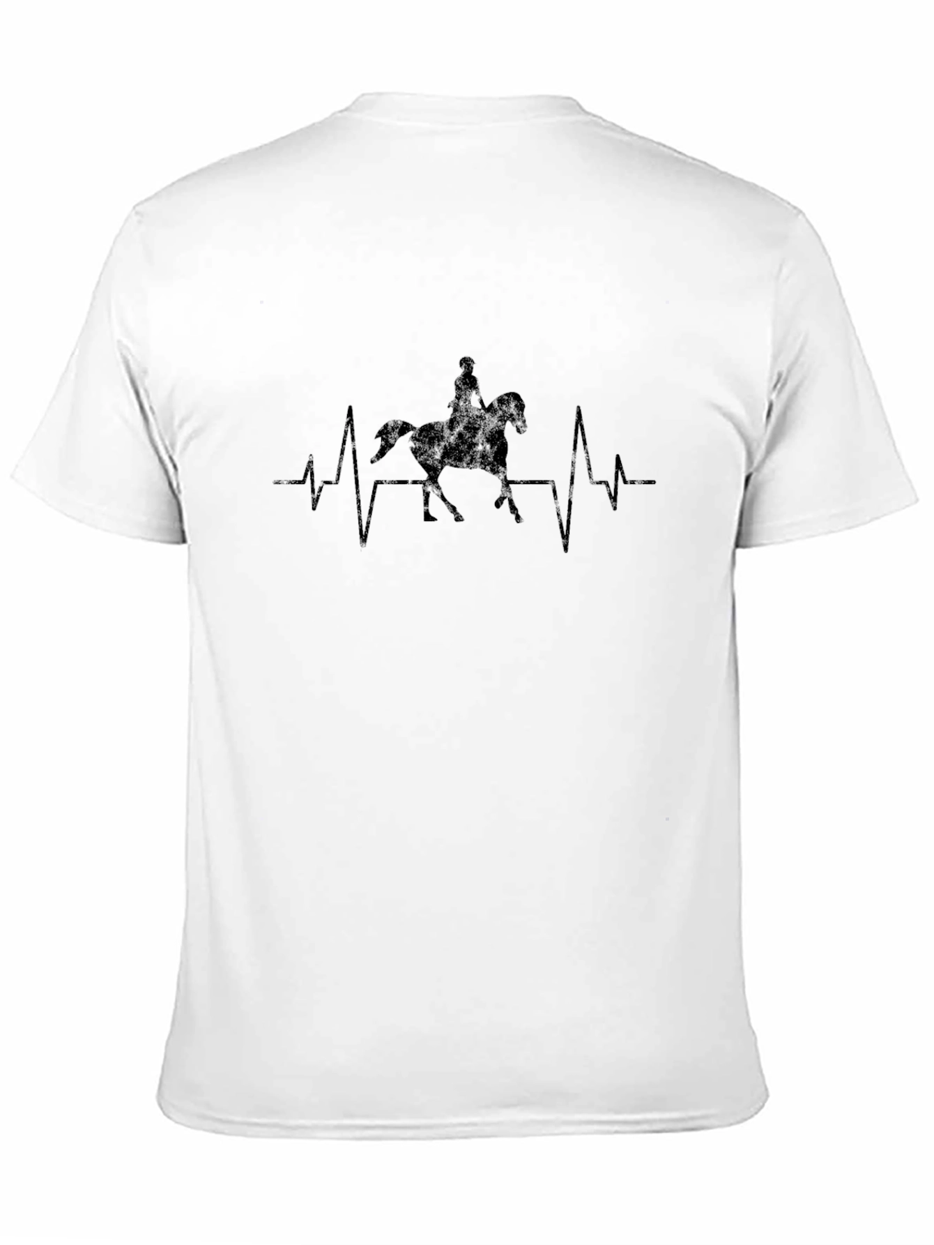 Equestrian Heartbeat T-Shirt - Horse Lover Tee