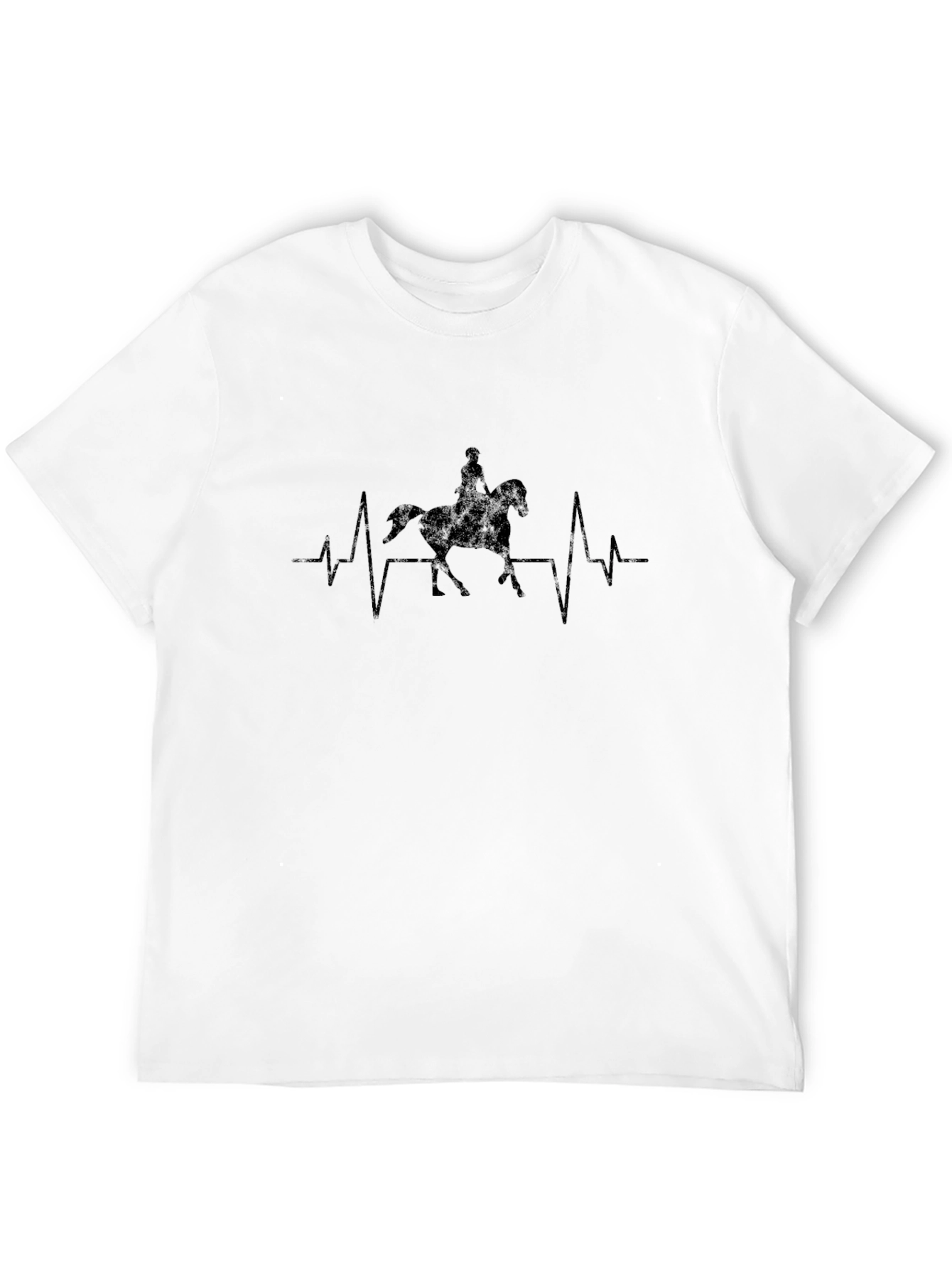 Equestrian Heartbeat T-Shirt - Horse Lover Tee