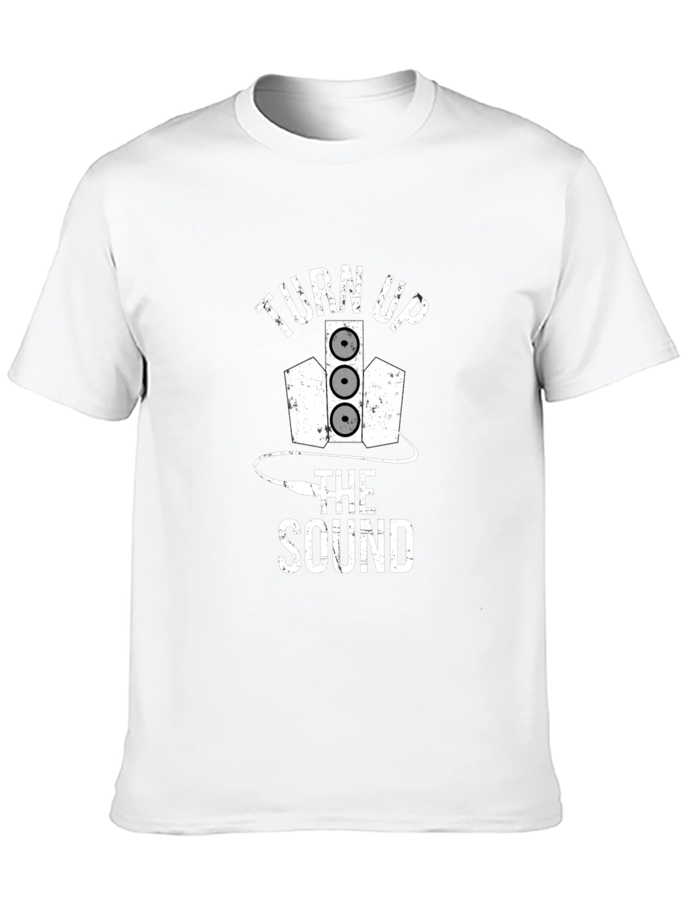 Turn Up the Sound Black T-Shirt