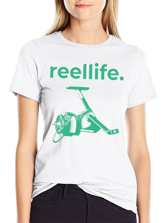 Reel Life T-Shirt - Fishing Reel Design