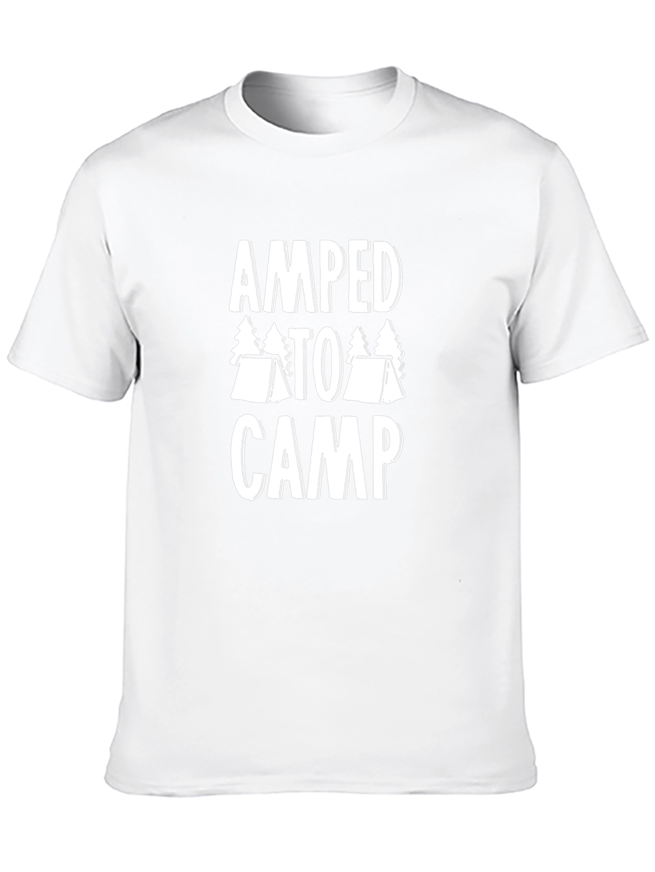 Amped To Camp Graphic Tee - Black Camping Shirt