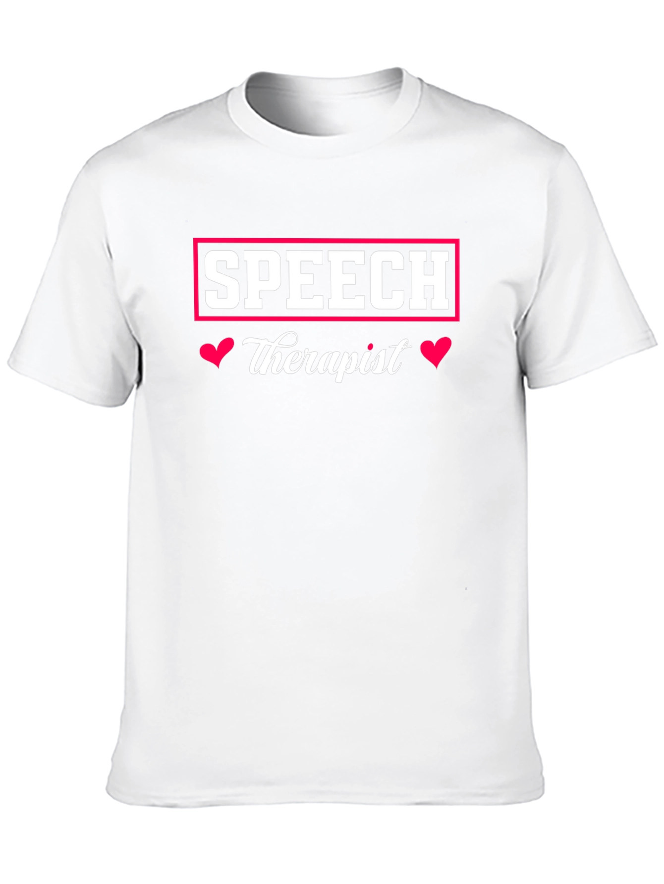 Speech Therapist T-Shirt - Heart Design
