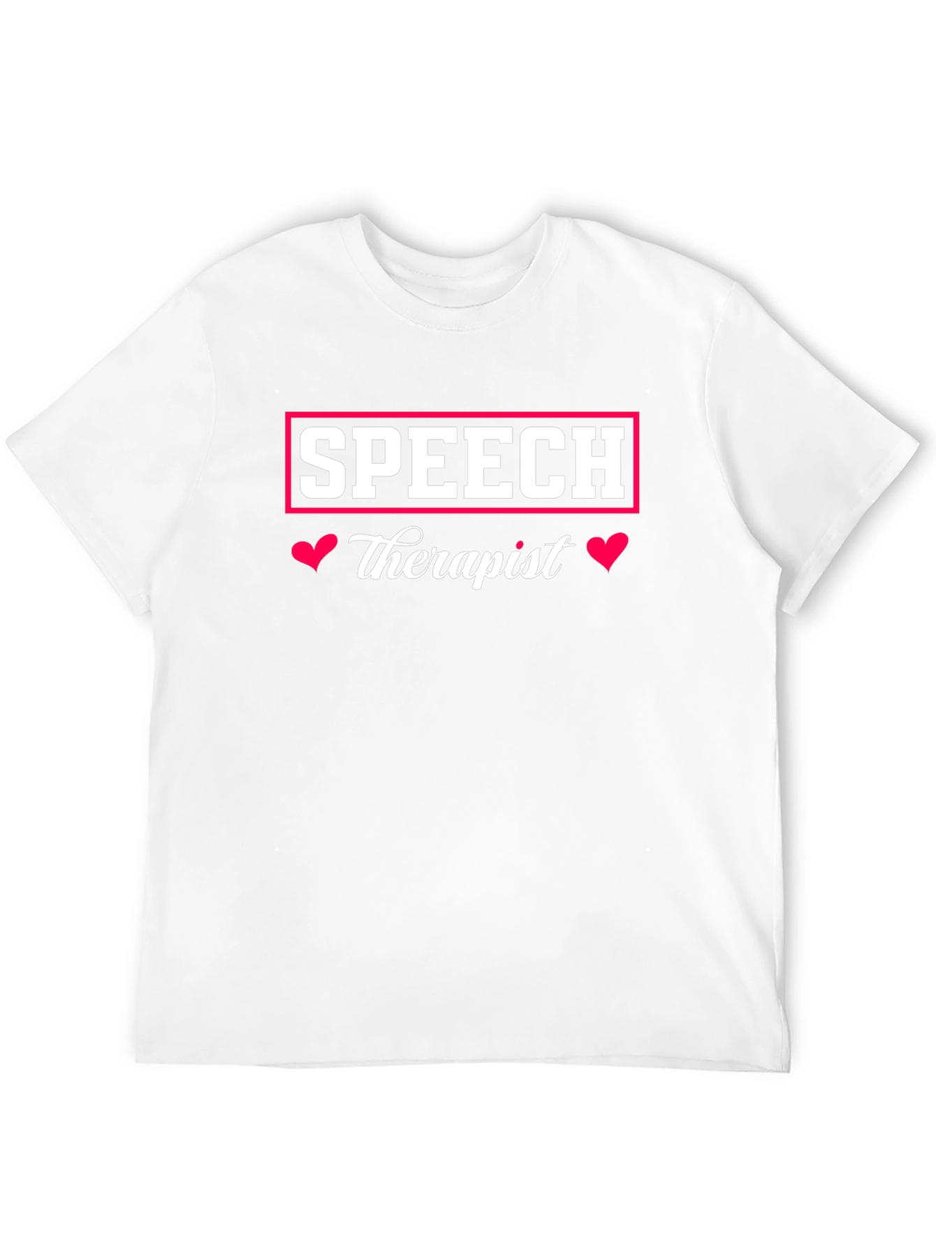 Speech Therapist T-Shirt - Heart Design