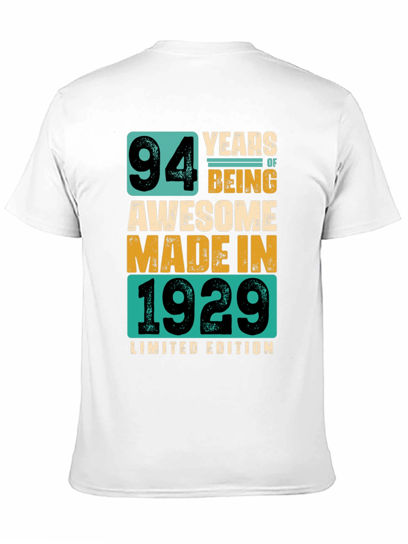 94 Years Awesome Made in 1929 Limited Edition Tee