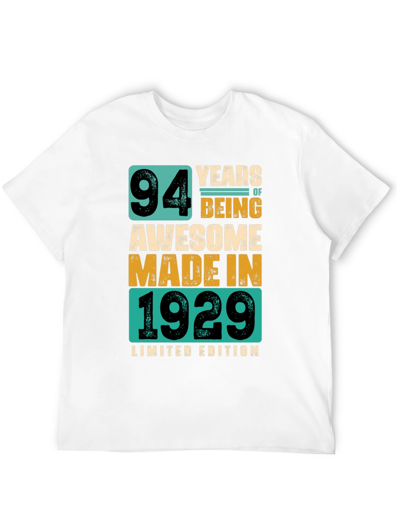 94 Years Awesome Made in 1929 Limited Edition Tee