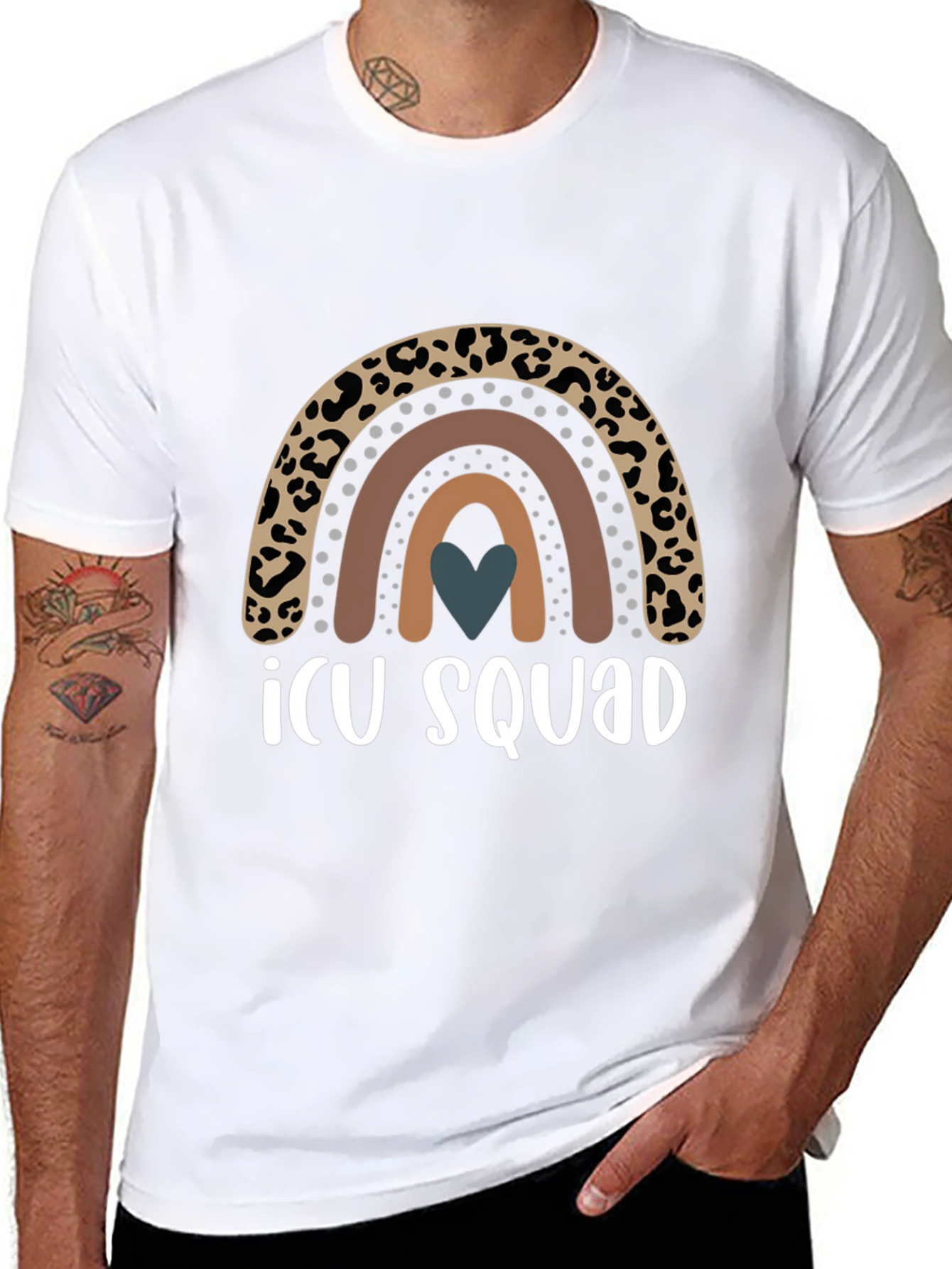 ICU Squad Rainbow Graphic Tee