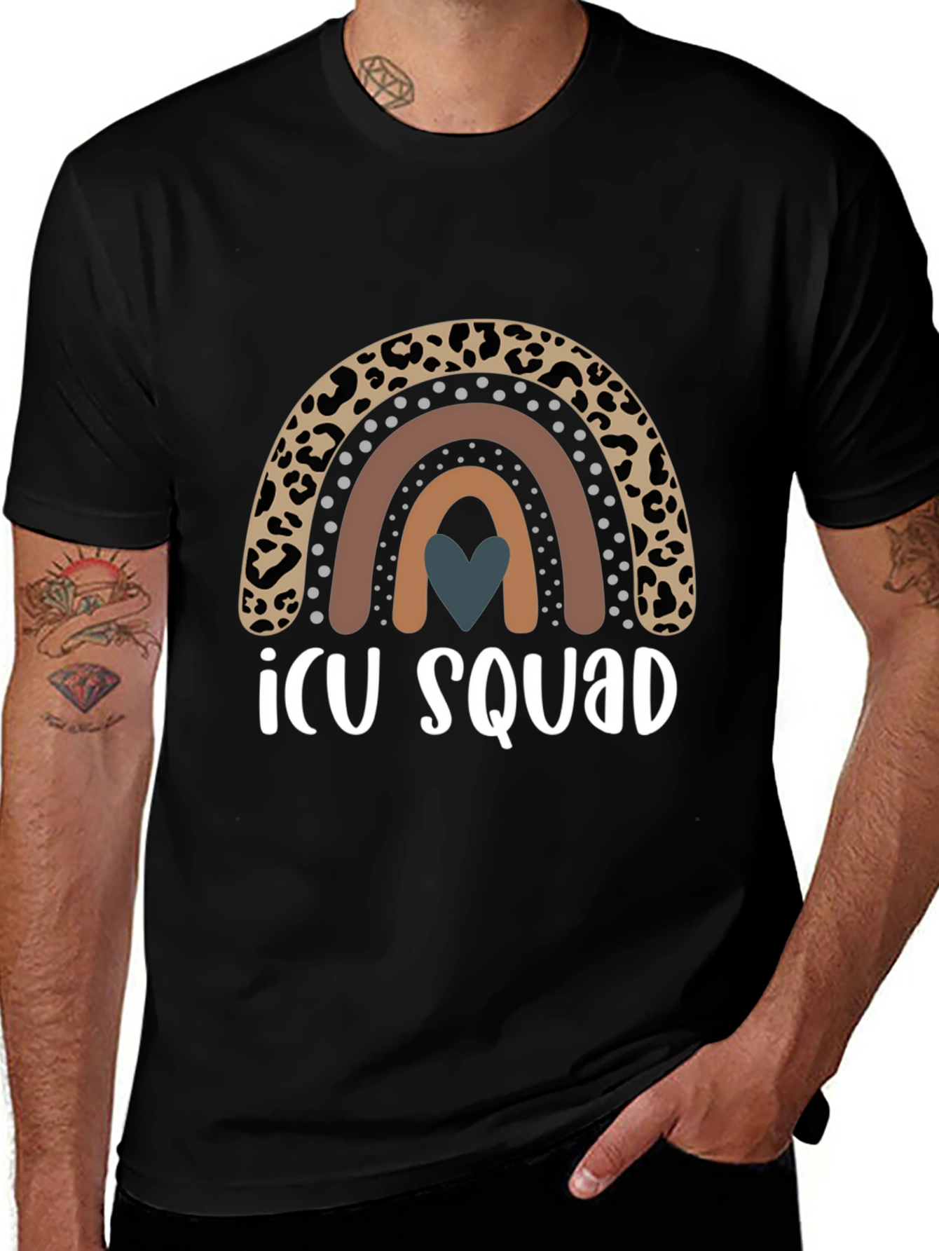 ICU Squad Rainbow Graphic Tee