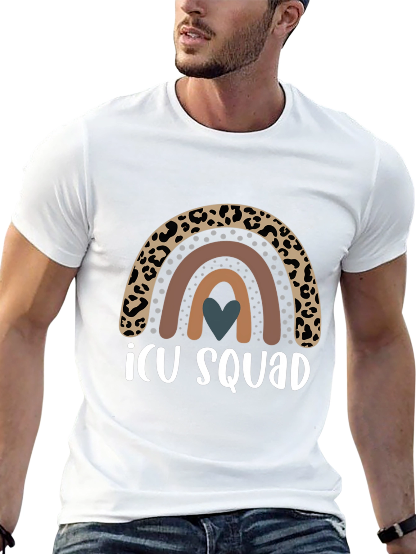 ICU Squad Rainbow Graphic Tee
