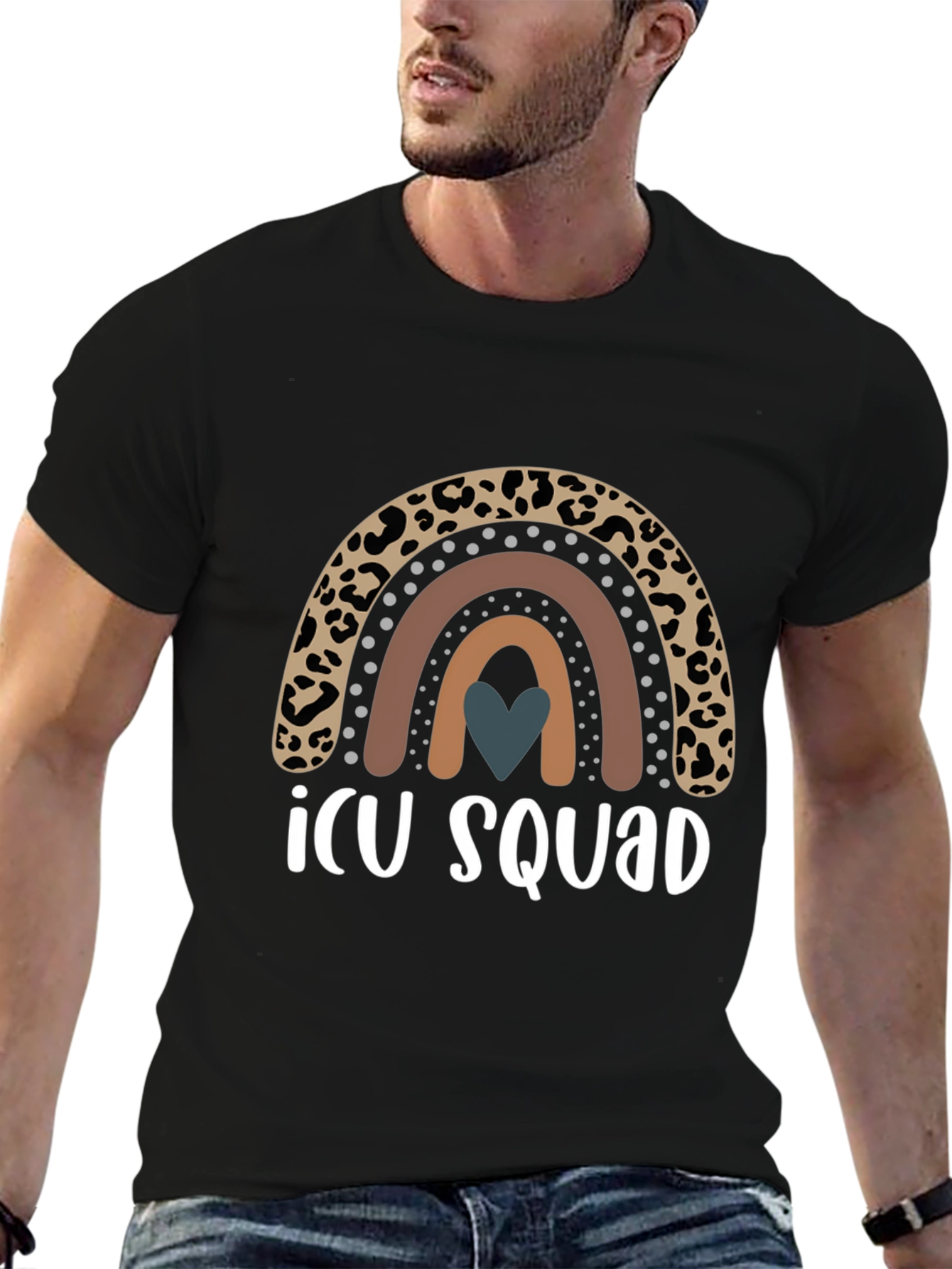 ICU Squad Rainbow Graphic Tee