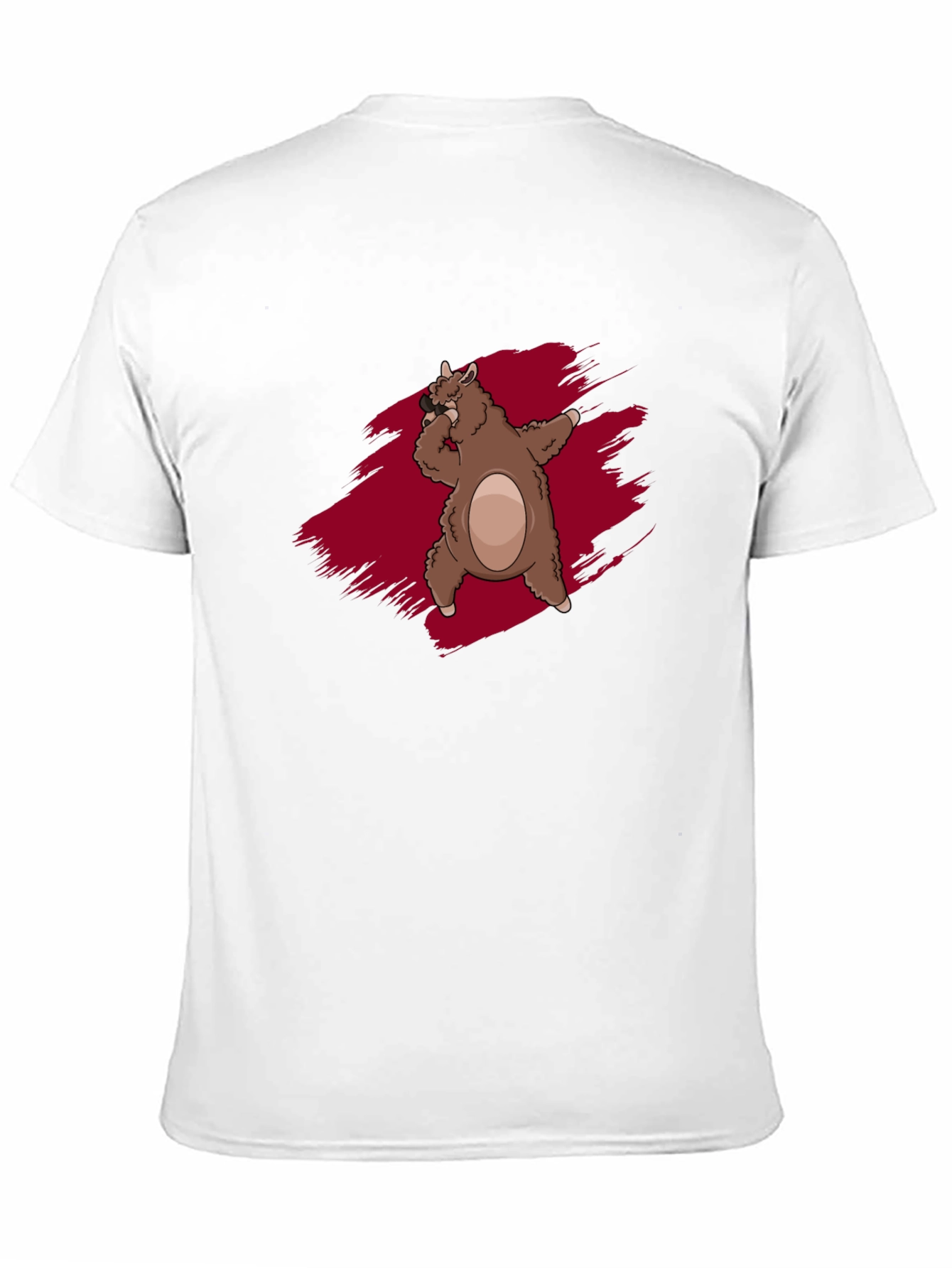 Funky Llama Dab Black T-Shirt