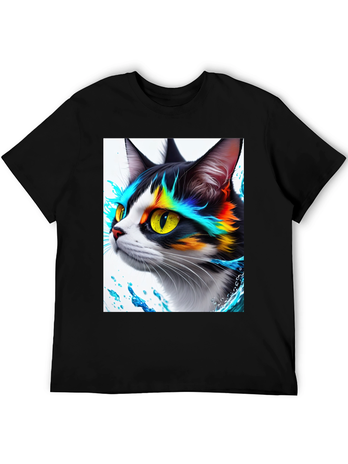 Rainbow Cat T-Shirt - Unique Graphic Tee