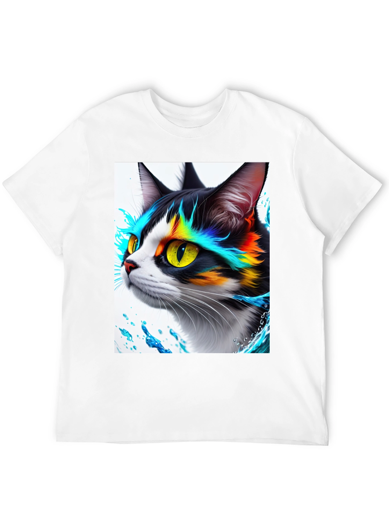 Rainbow Cat T-Shirt - Unique Graphic Tee