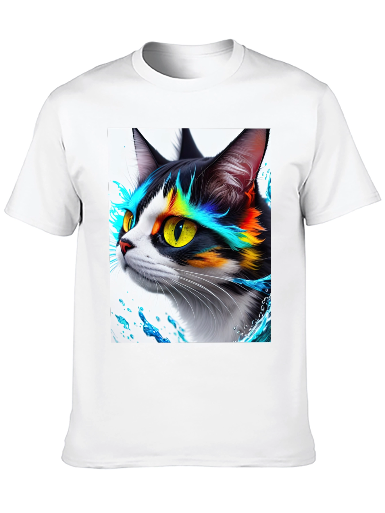 Rainbow Cat T-Shirt - Unique Graphic Tee