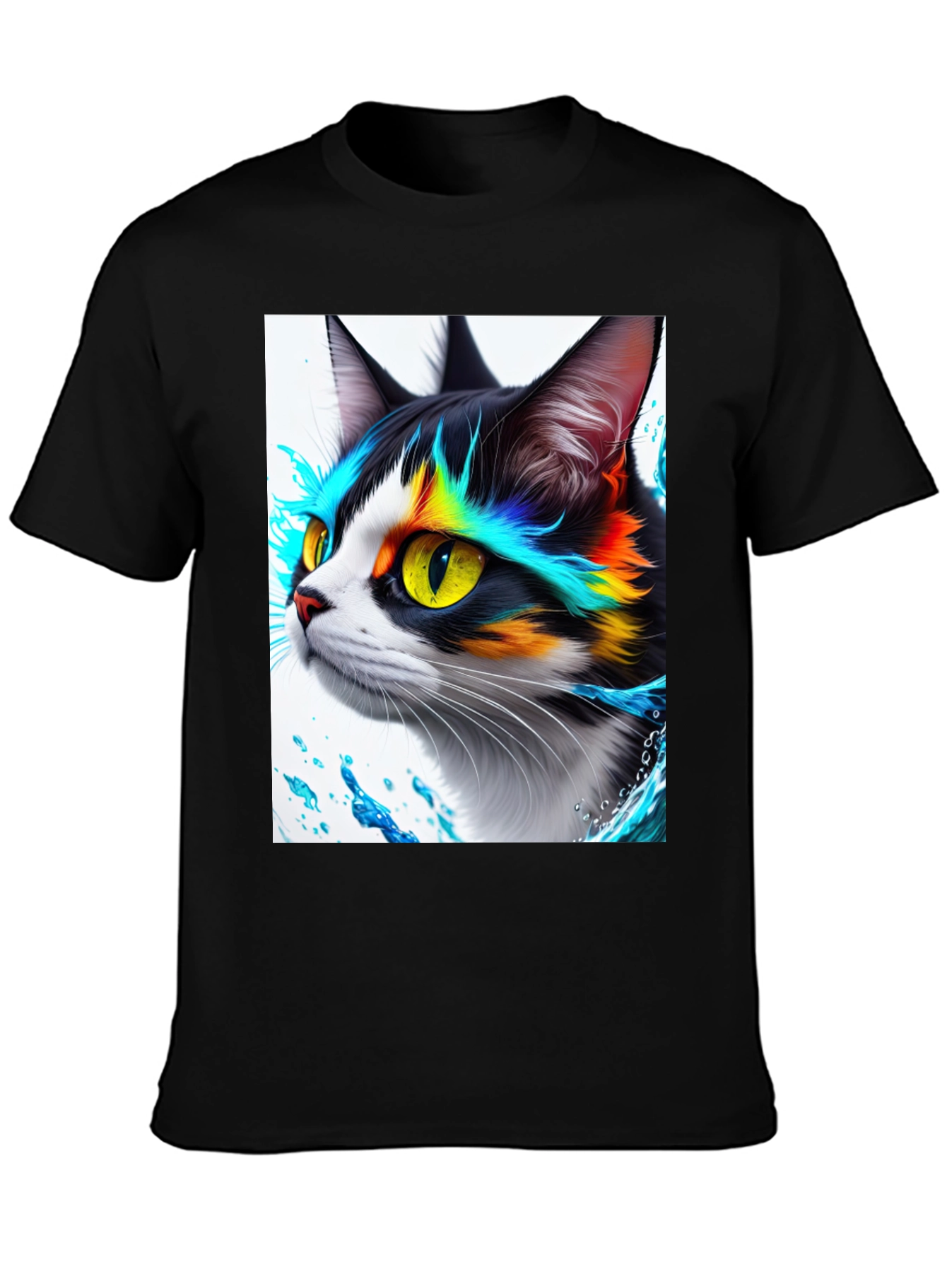 Rainbow Cat T-Shirt - Unique Graphic Tee