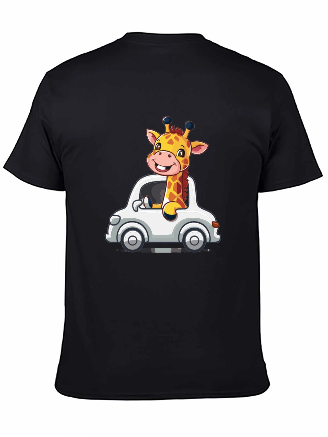 Giraffe Car Graphic T-Shirt