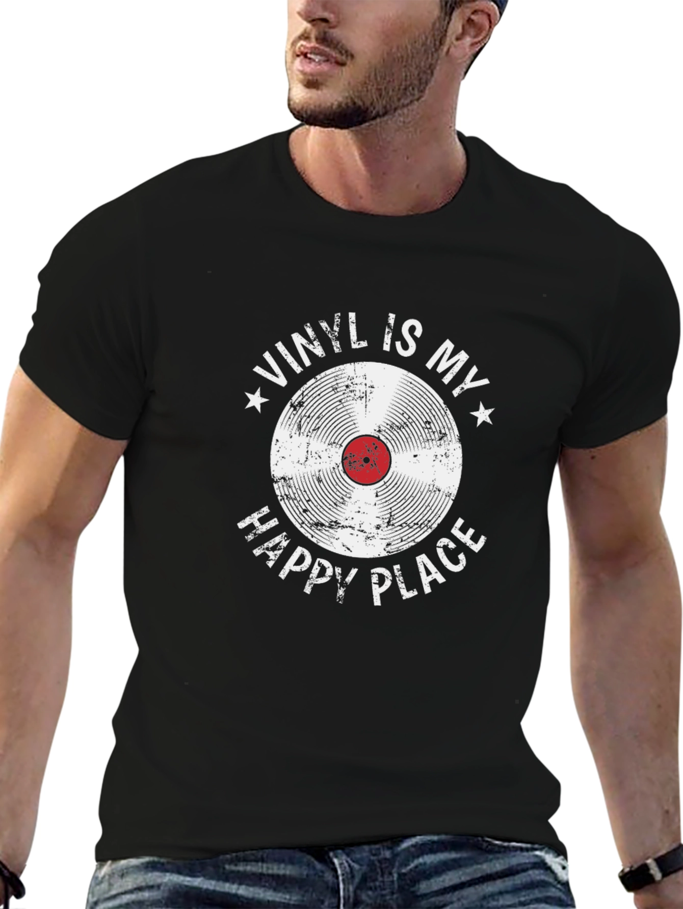Vinyl is My Happy Place T-Shirt