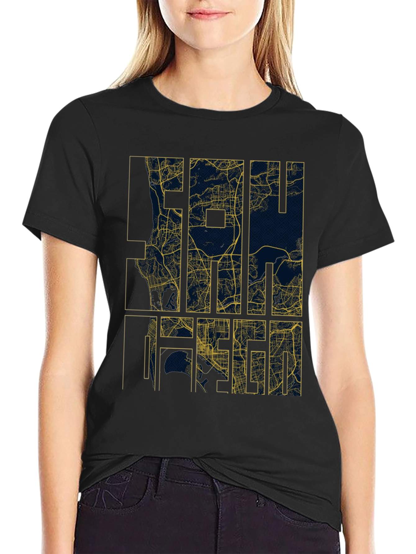 City Map Graphic Tee - Modern Streetwear