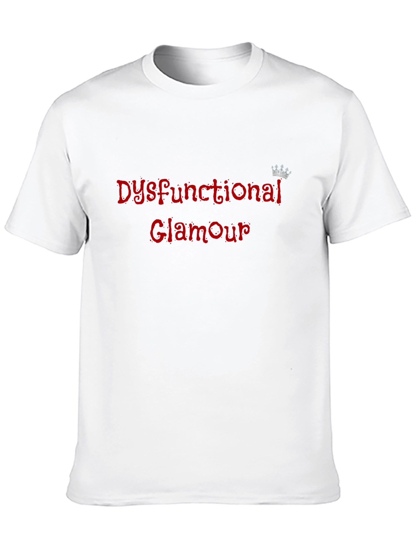 Dysfunctional Glamour Black Graphic Tee