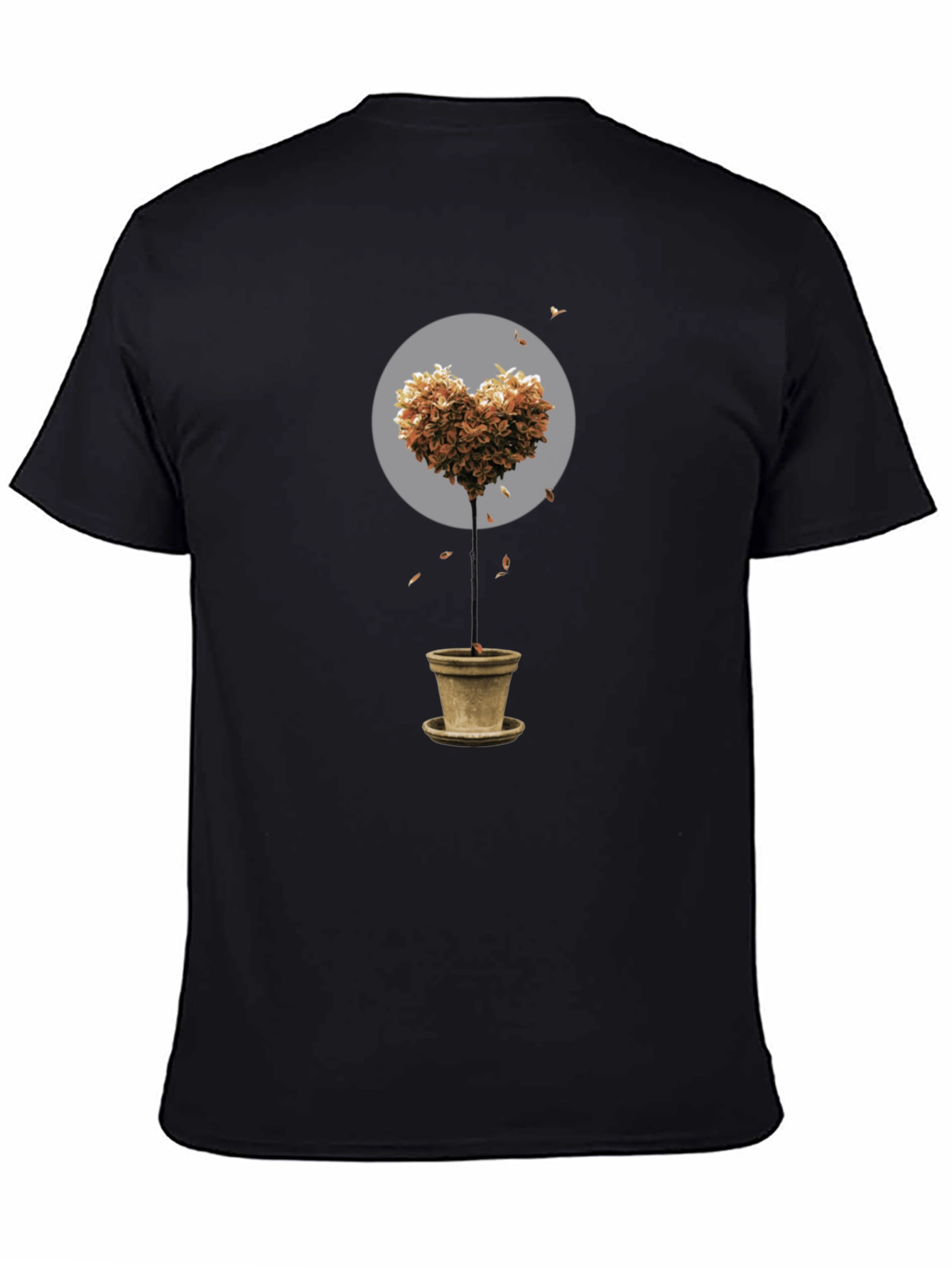 Heart Tree Graphic Tee - Trendy Stylish Top