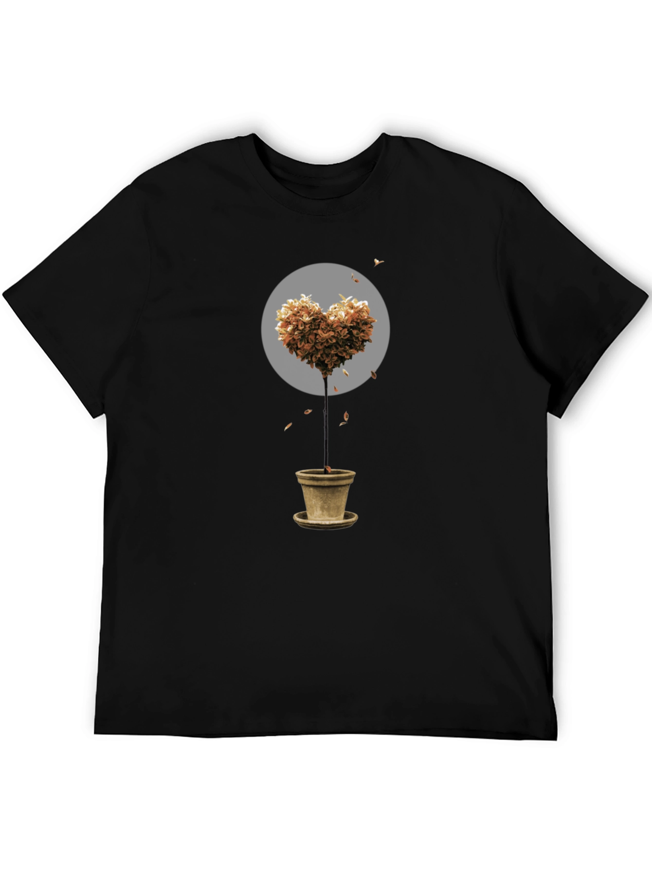 Heart Tree Graphic Tee - Trendy Stylish Top