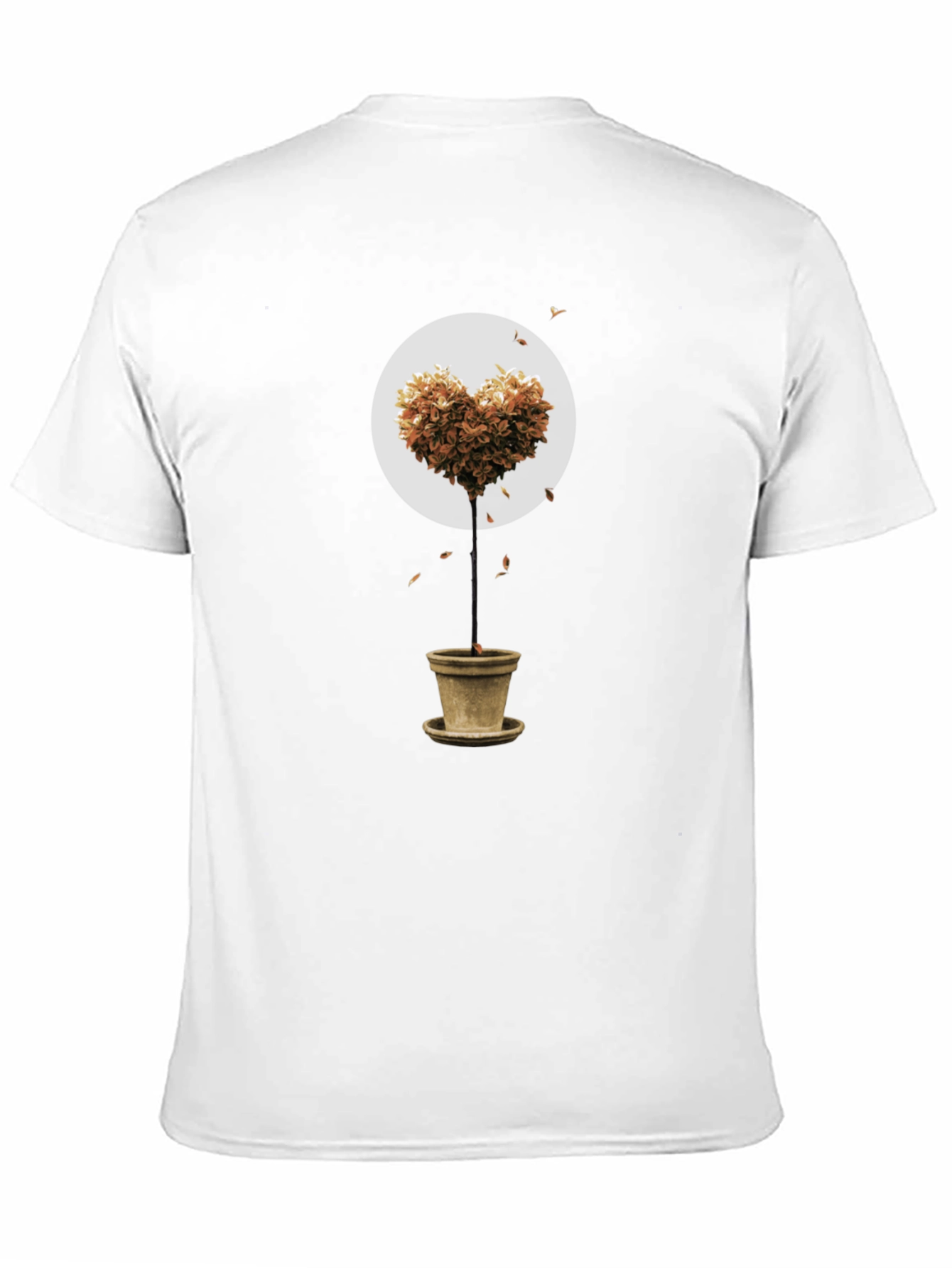 Heart Tree Graphic Tee - Trendy Stylish Top