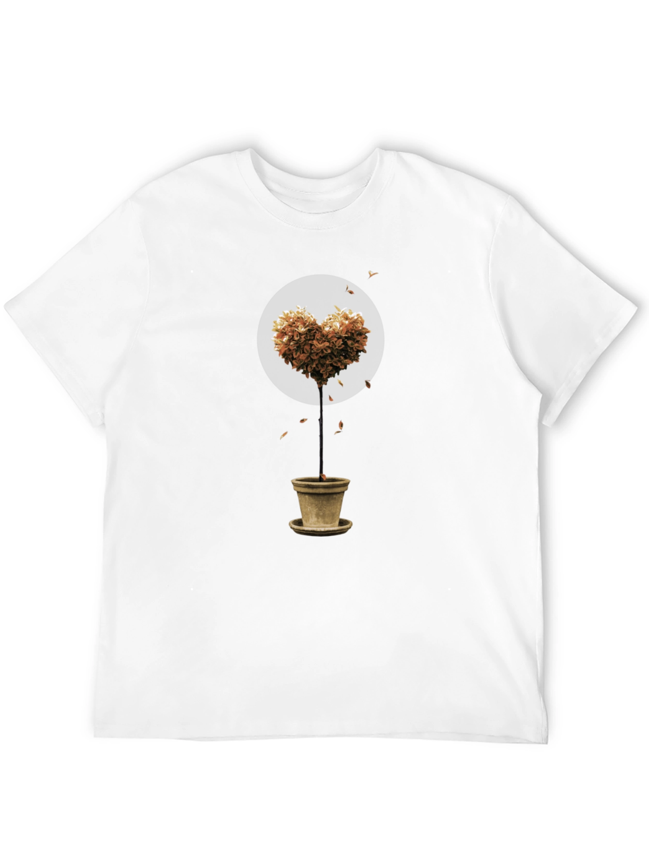 Heart Tree Graphic Tee - Trendy Stylish Top