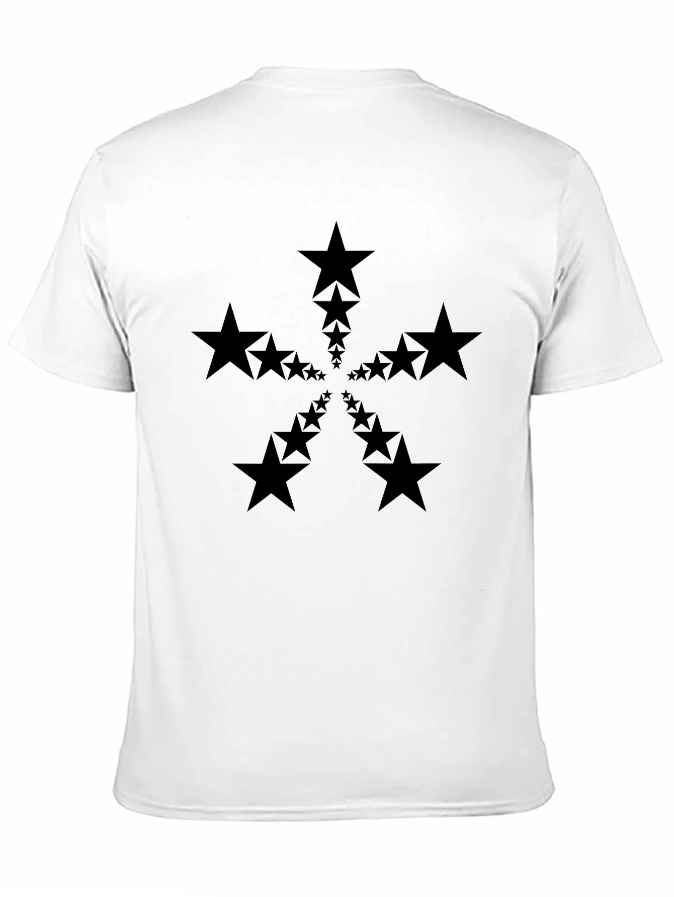 Starburst Black T-Shirt - Modern Graphic Tee