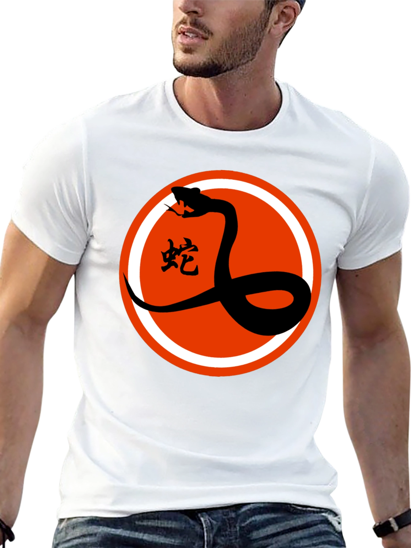 Snake Graphic Tee - Black T-Shirt