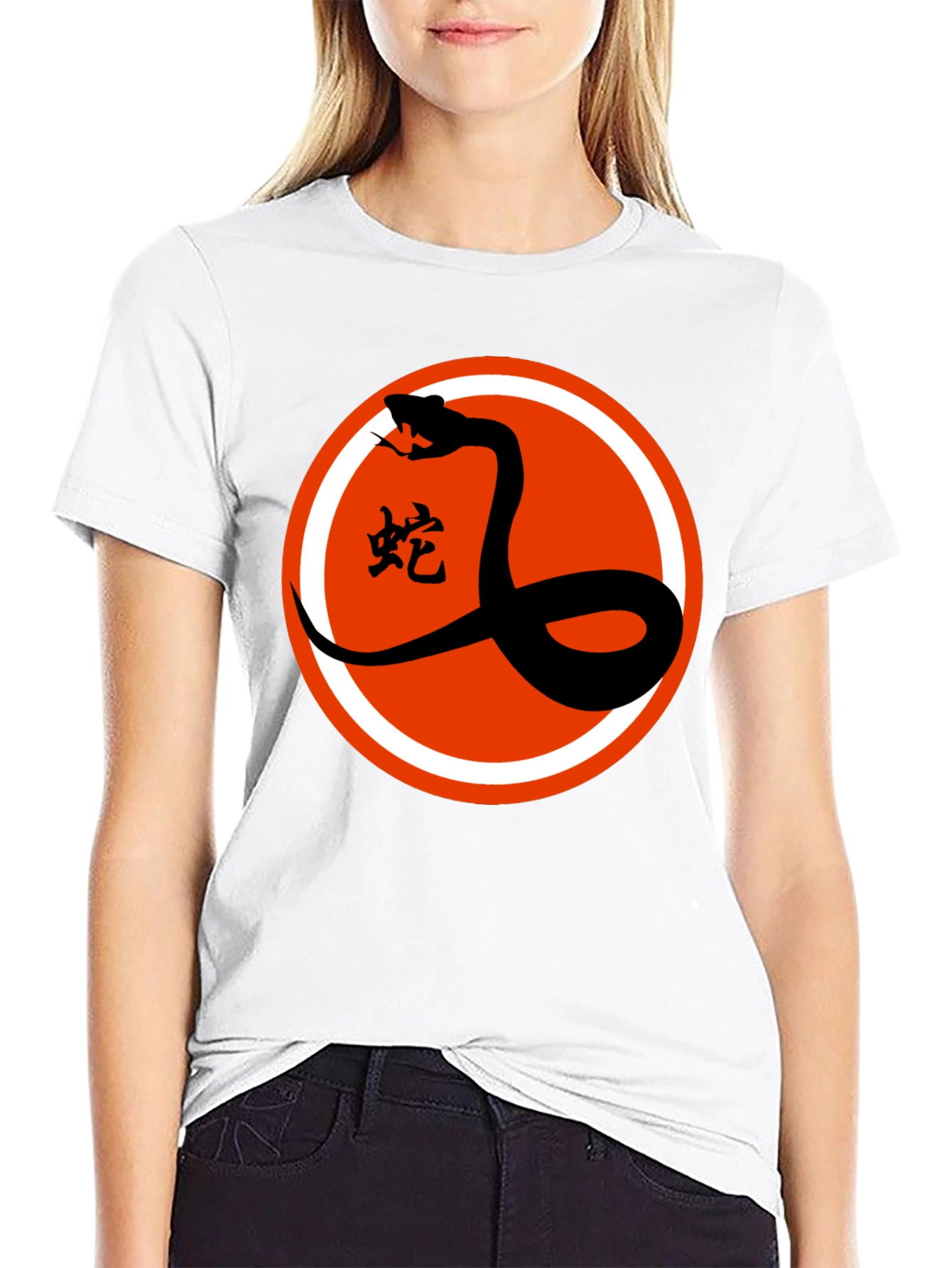 Snake Graphic Tee - Black T-Shirt