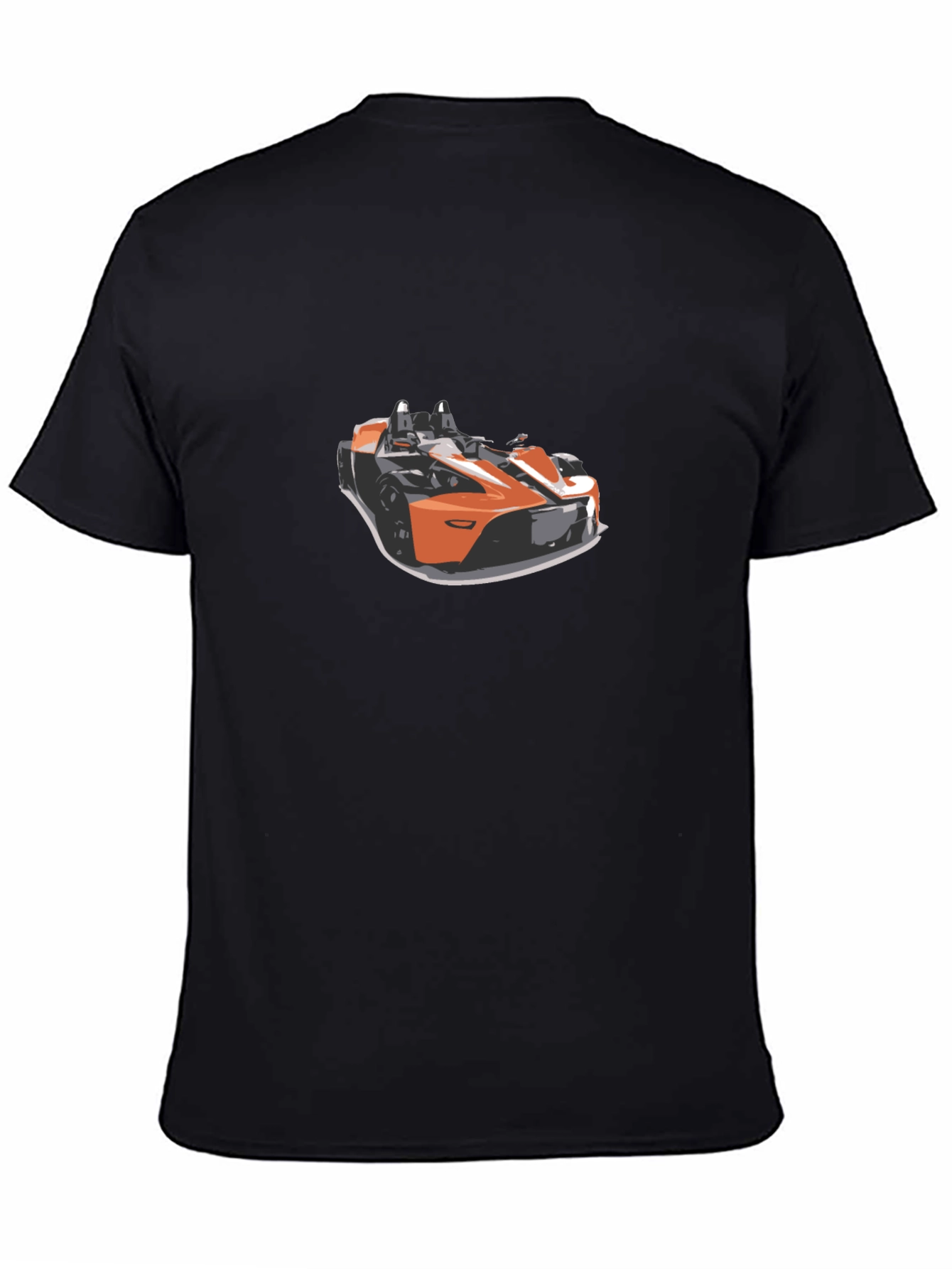 Cool Car Graphic Tee - Sleek Black T-Shirt