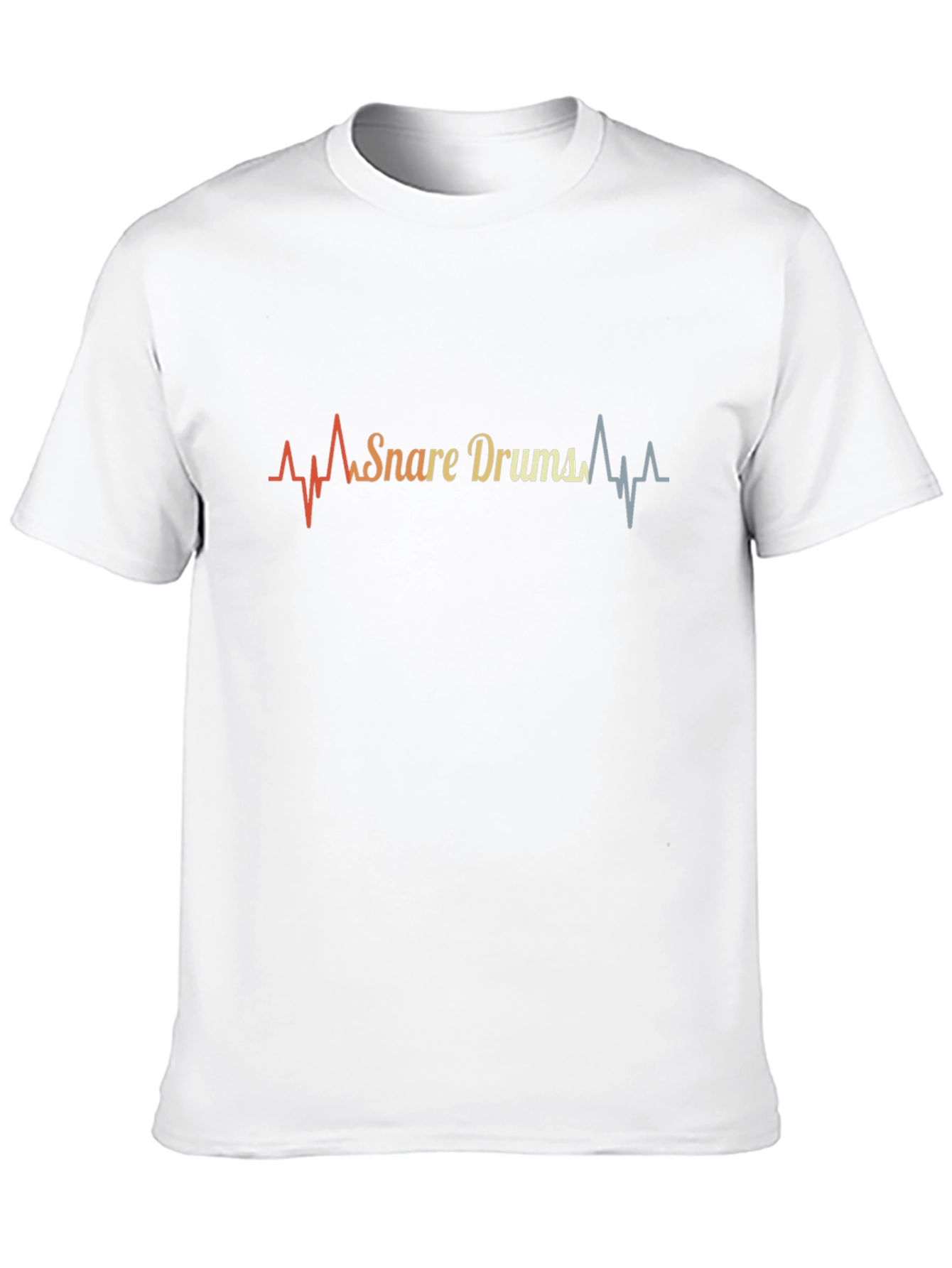 Snare Drums Heartbeat T-Shirt - Music Lover Tee