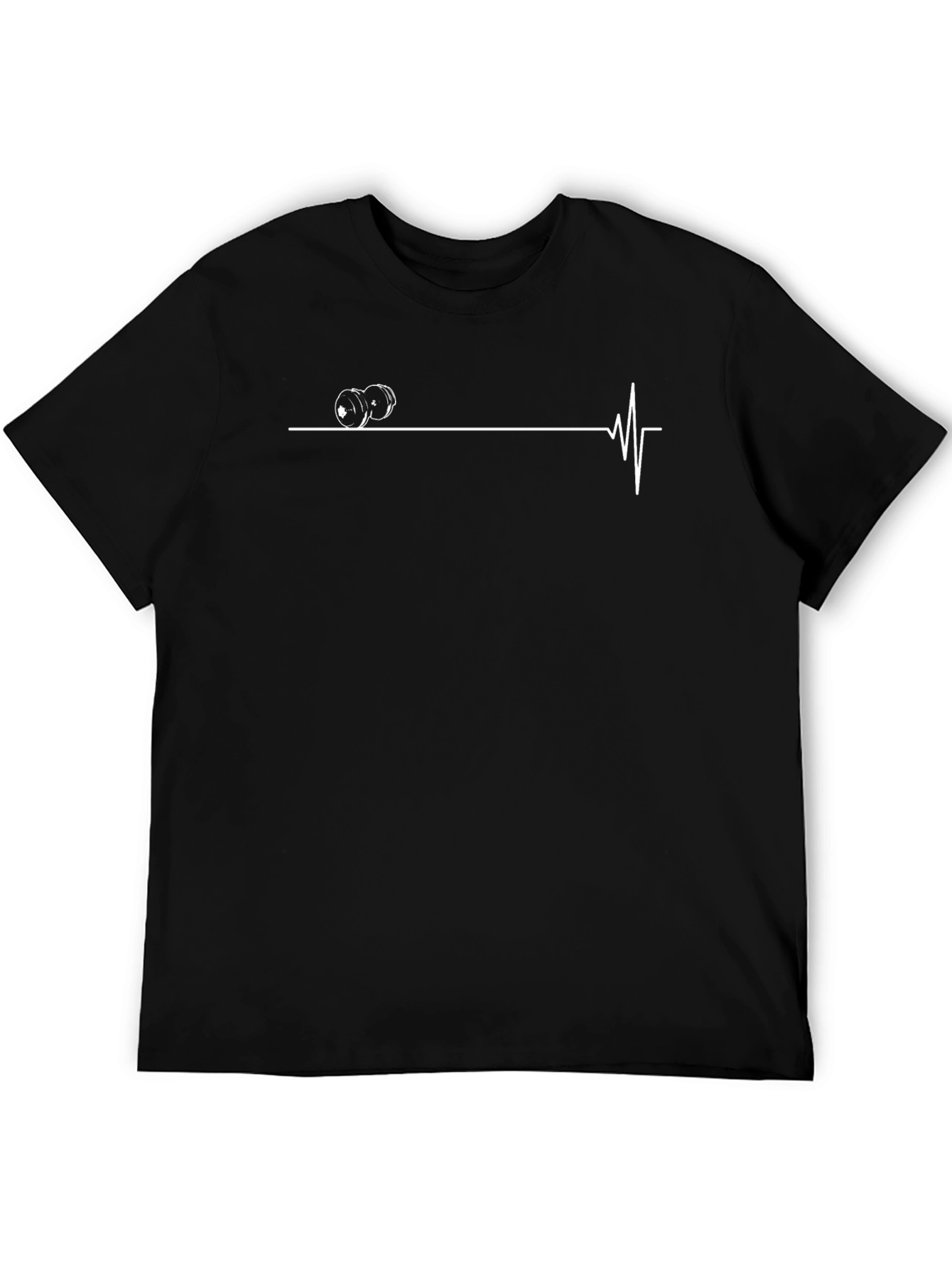 Weightlifting Heartbeat Tee - Gym Life Shirt