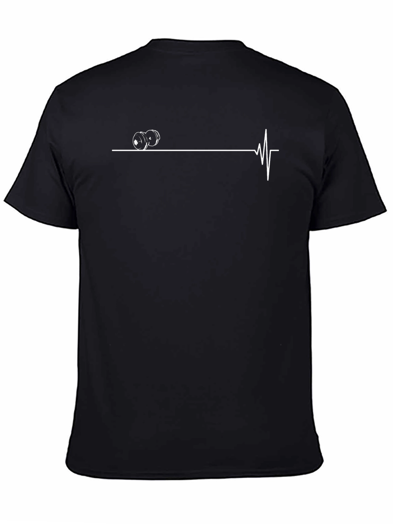 Weightlifting Heartbeat Tee - Gym Life Shirt