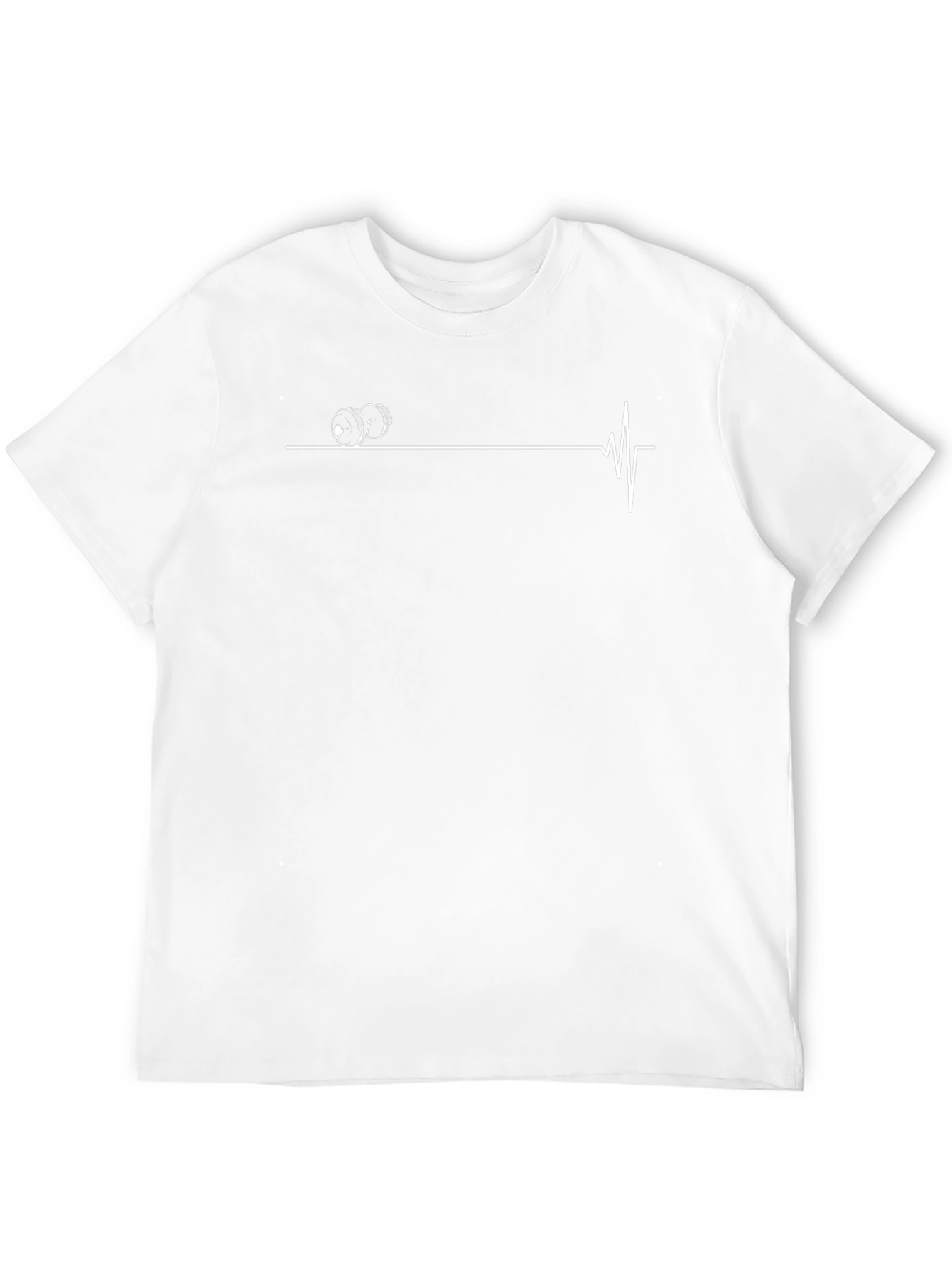 Weightlifting Heartbeat Tee - Gym Life Shirt