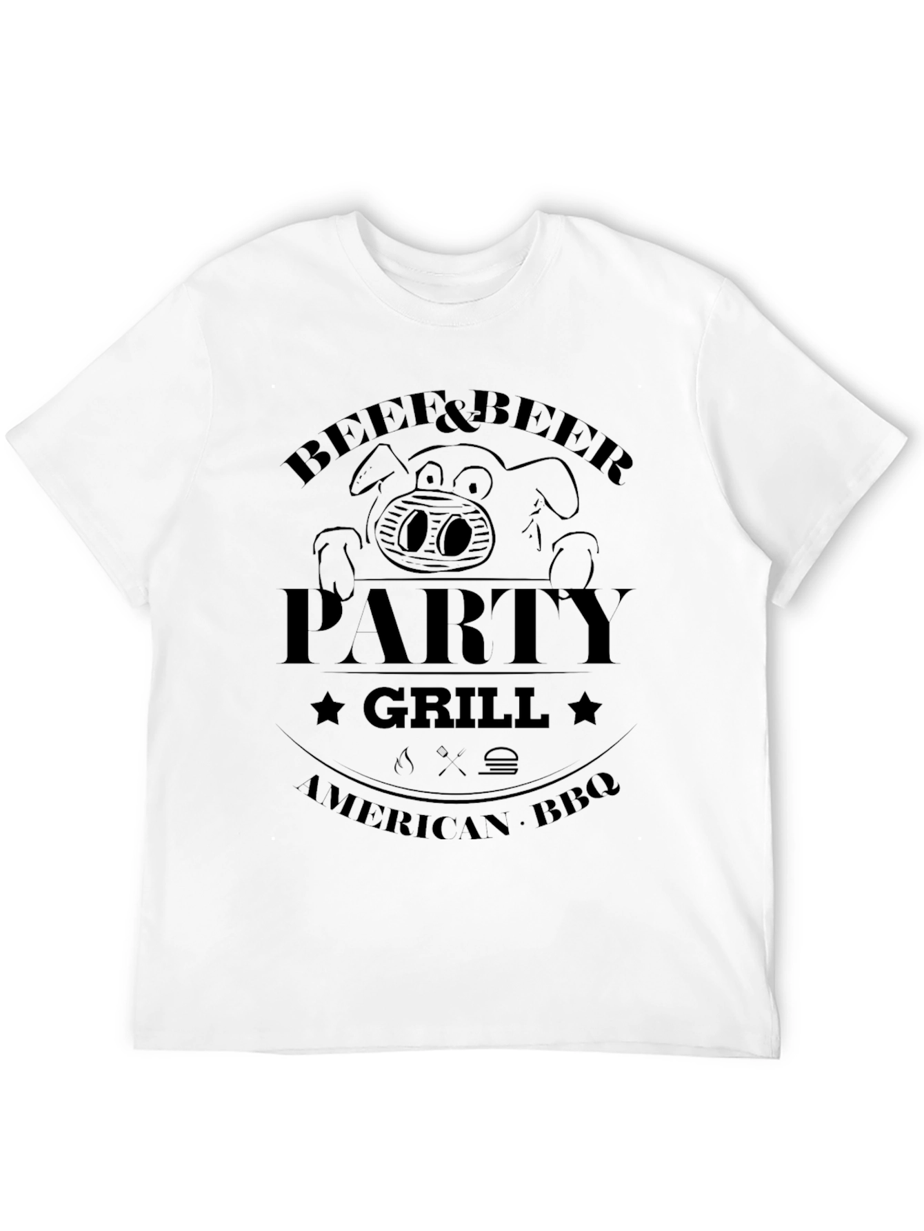 Beef & Beer Party Grill T-Shirt