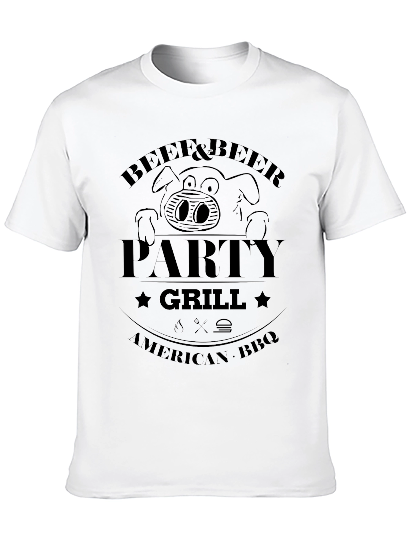 Beef & Beer Party Grill T-Shirt