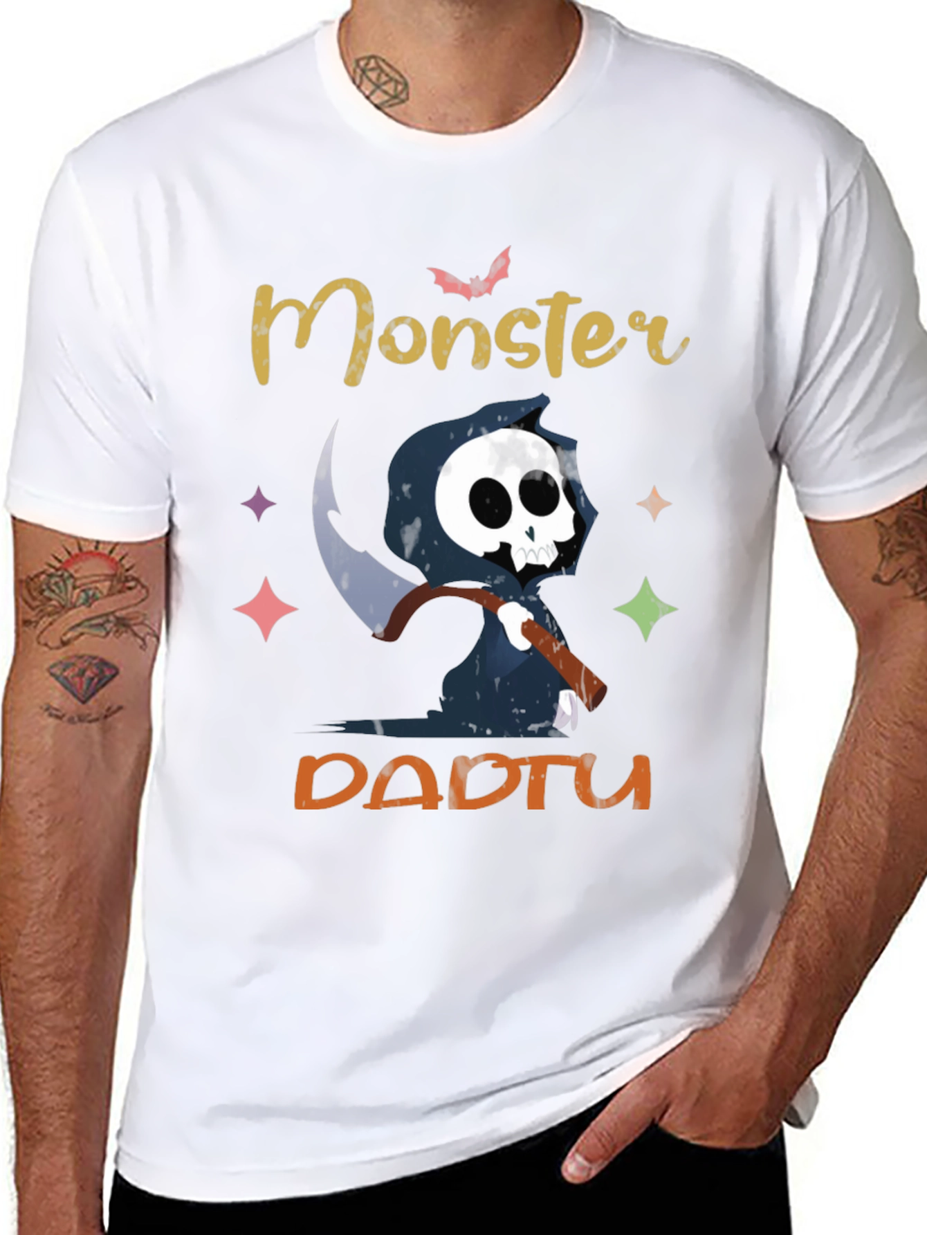 Monster DADTU Halloween Graphic Tee