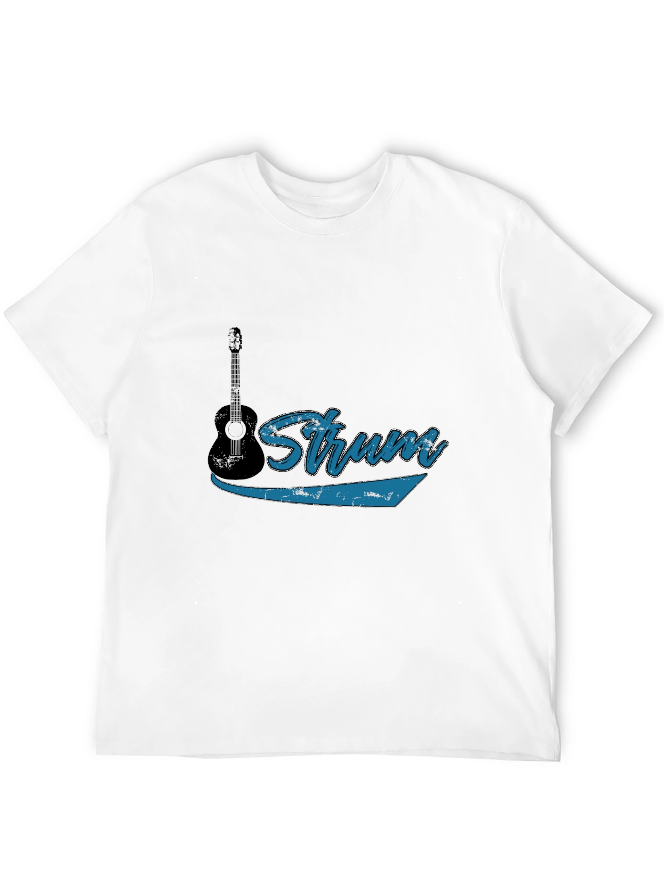 Strum Guitar Graphic Tee - Music Lover Shirt