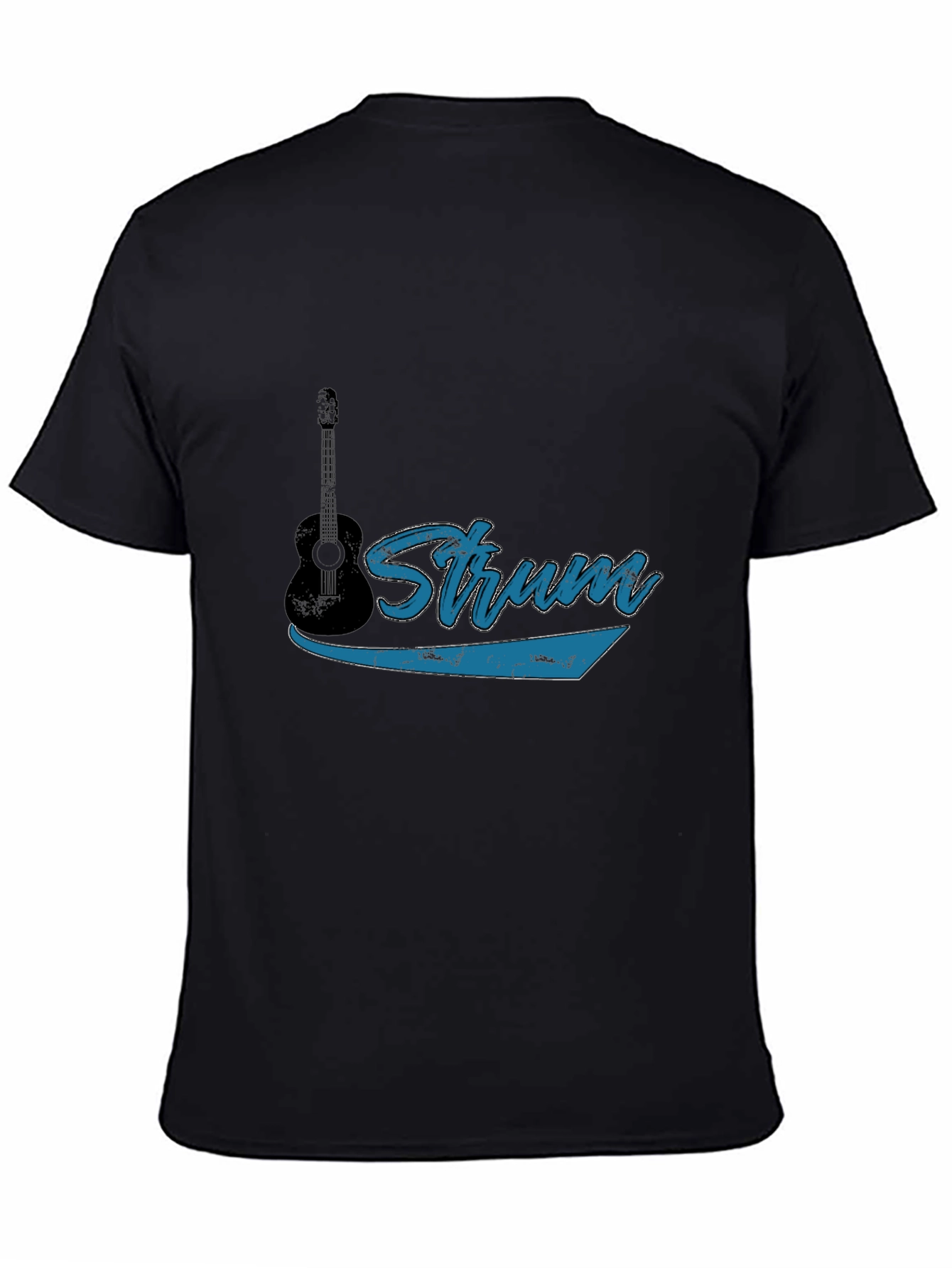 Strum Guitar Graphic Tee - Music Lover Shirt