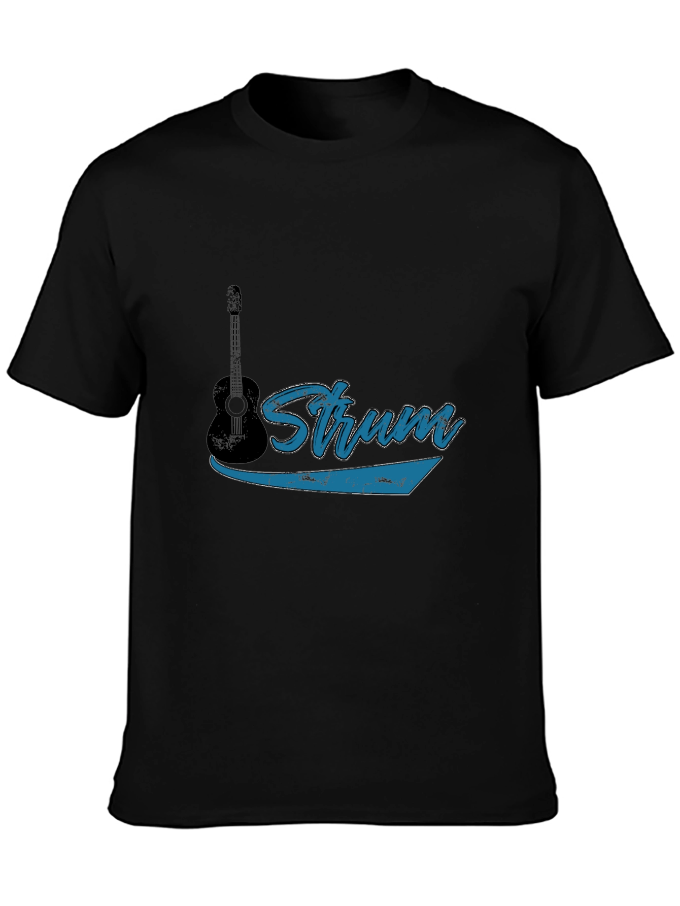 Strum Guitar Graphic Tee - Music Lover Shirt