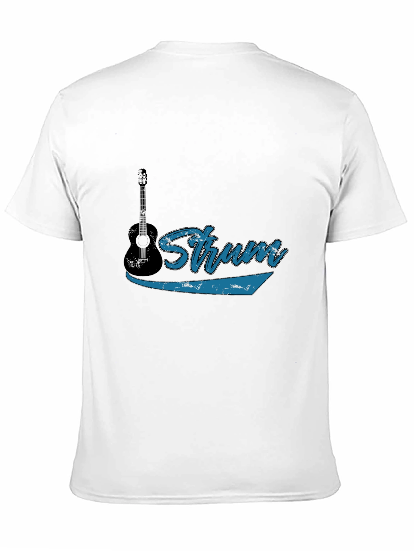 Strum Guitar Graphic Tee - Music Lover Shirt