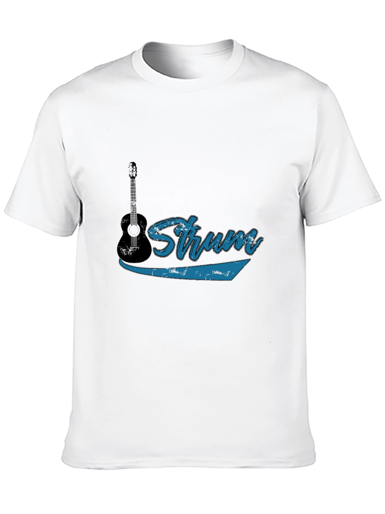 Strum Guitar Graphic Tee - Music Lover Shirt