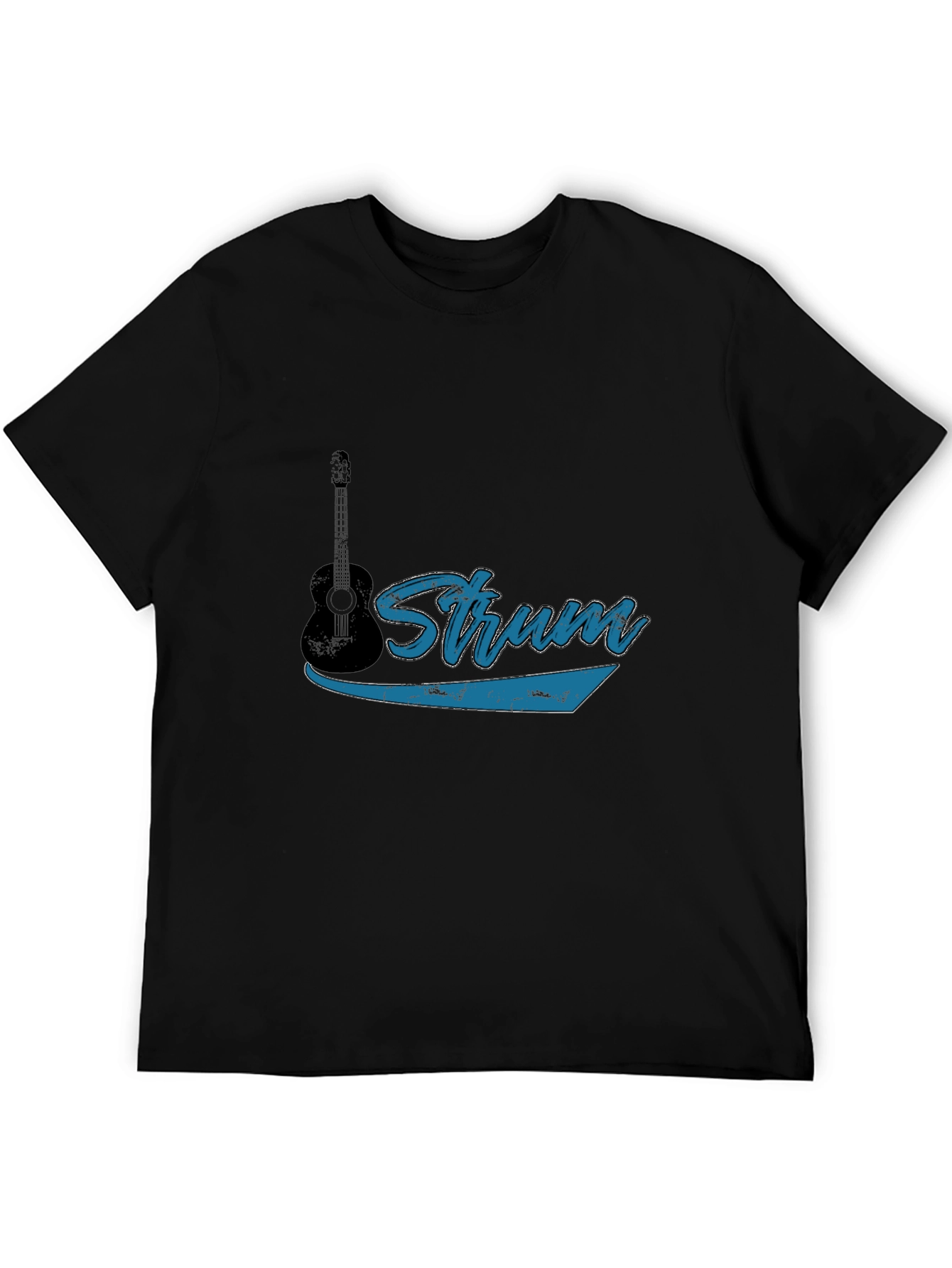 Strum Guitar Graphic Tee - Music Lover Shirt