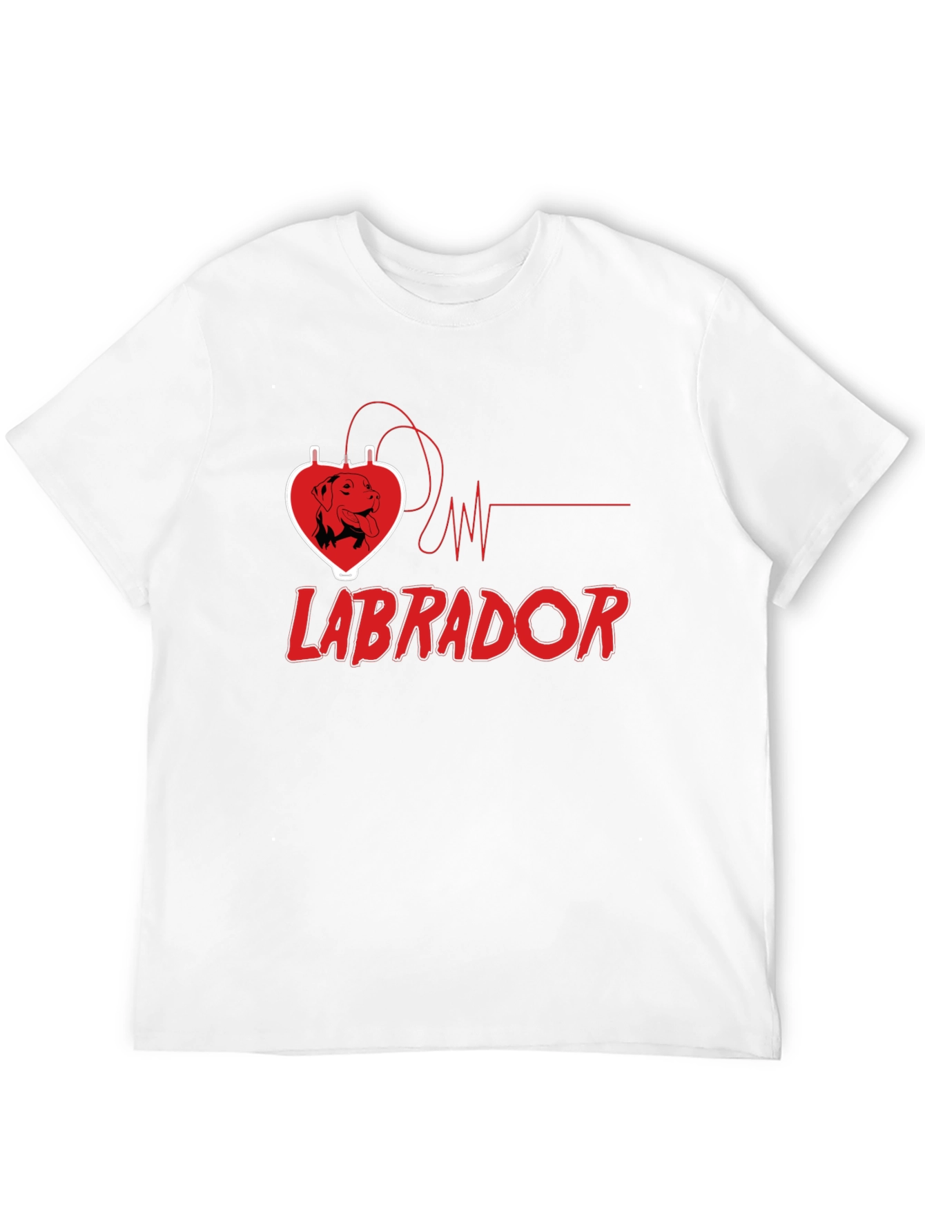 Labrador Heartbeat Mens T-Shirt