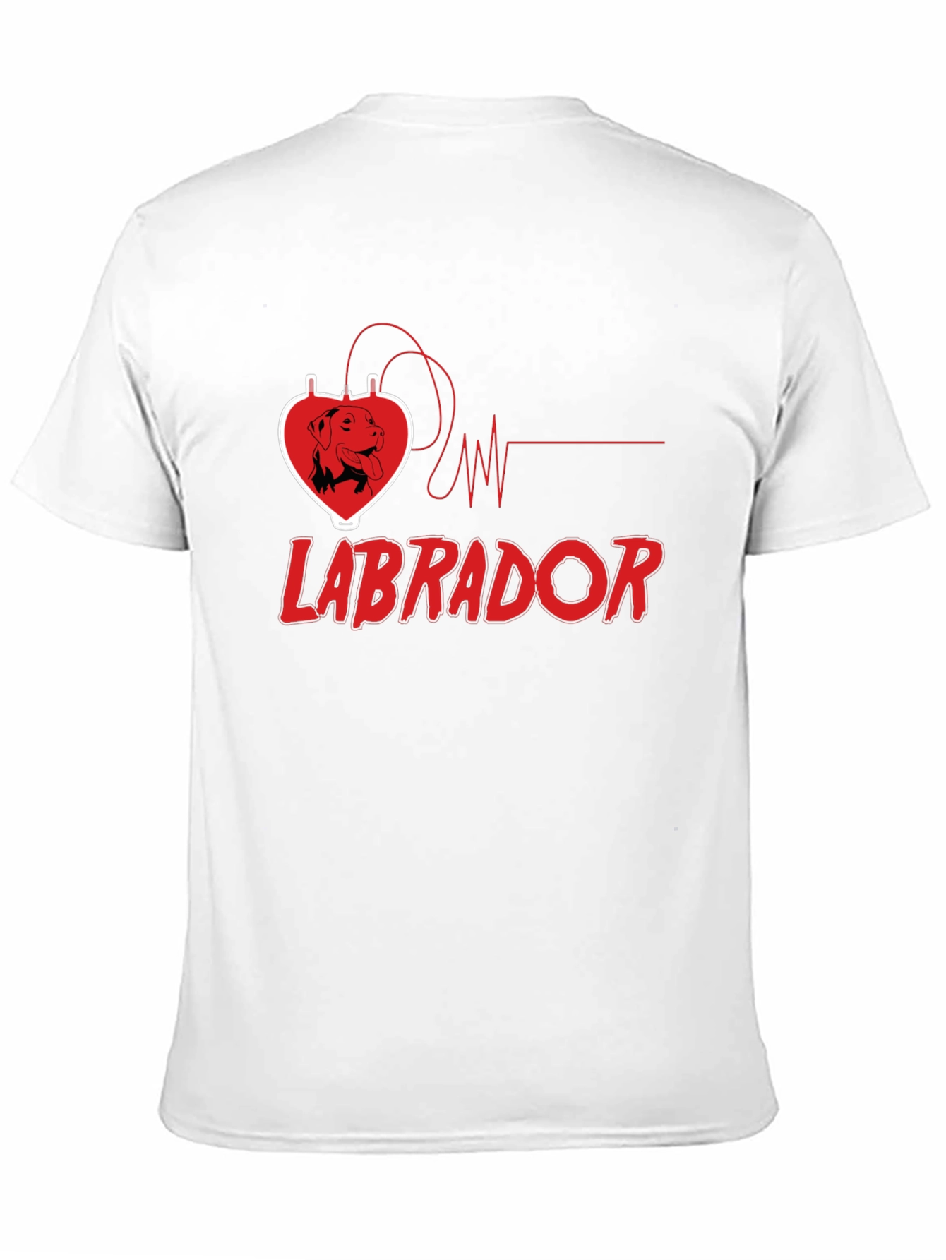 Labrador Heartbeat Mens T-Shirt