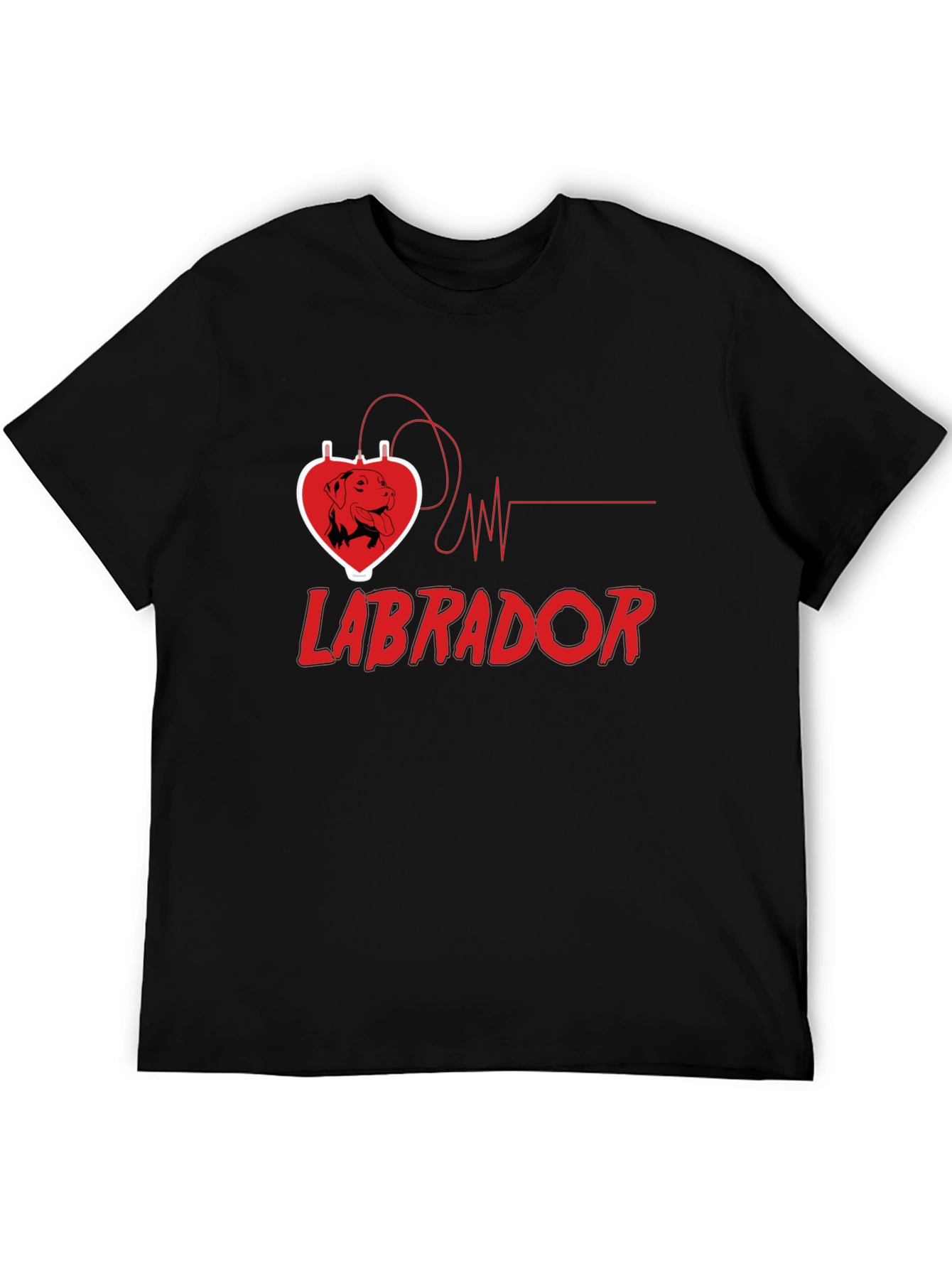 Labrador Heartbeat Mens T-Shirt