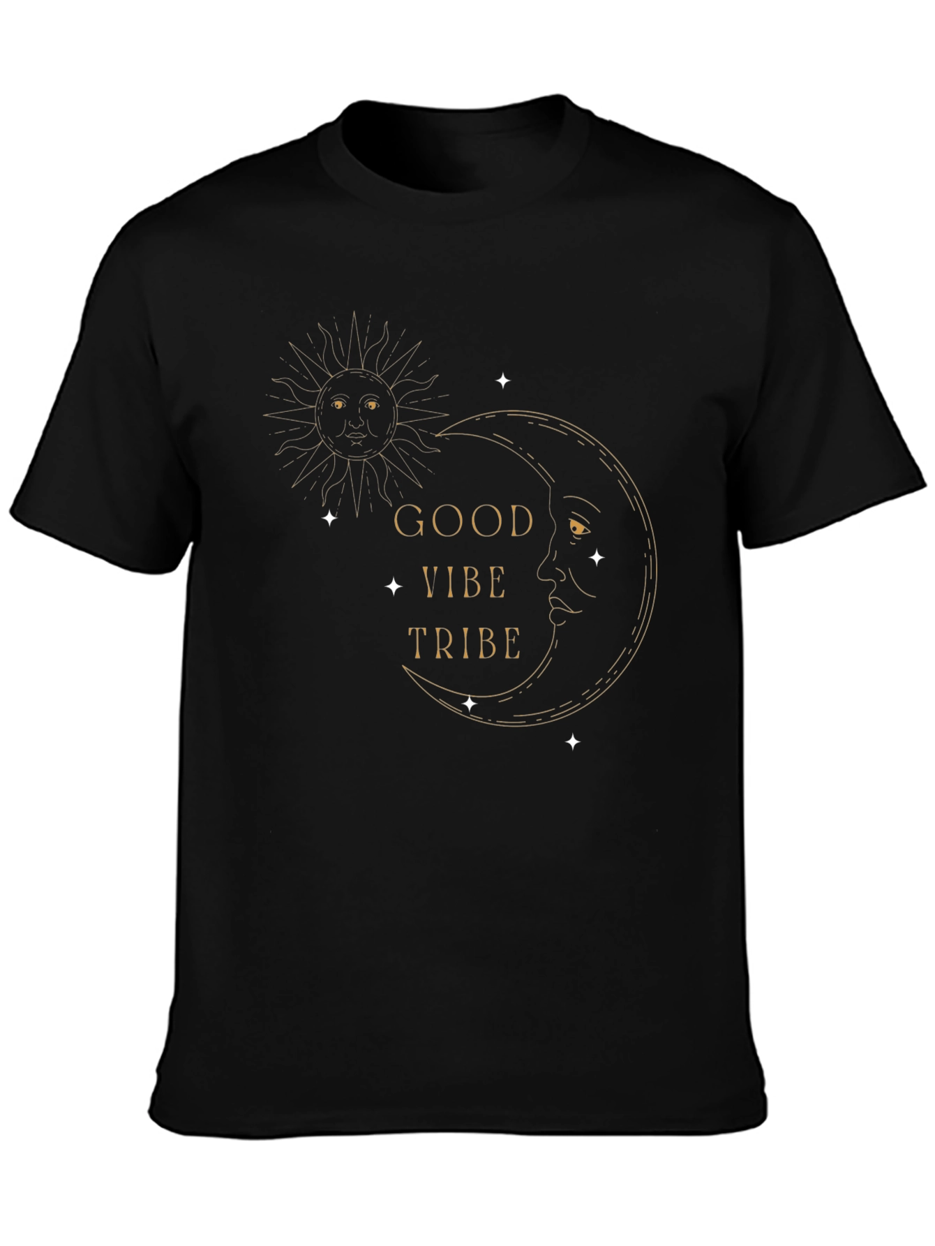 Good Vibe Tribe Graphic Tee - Black